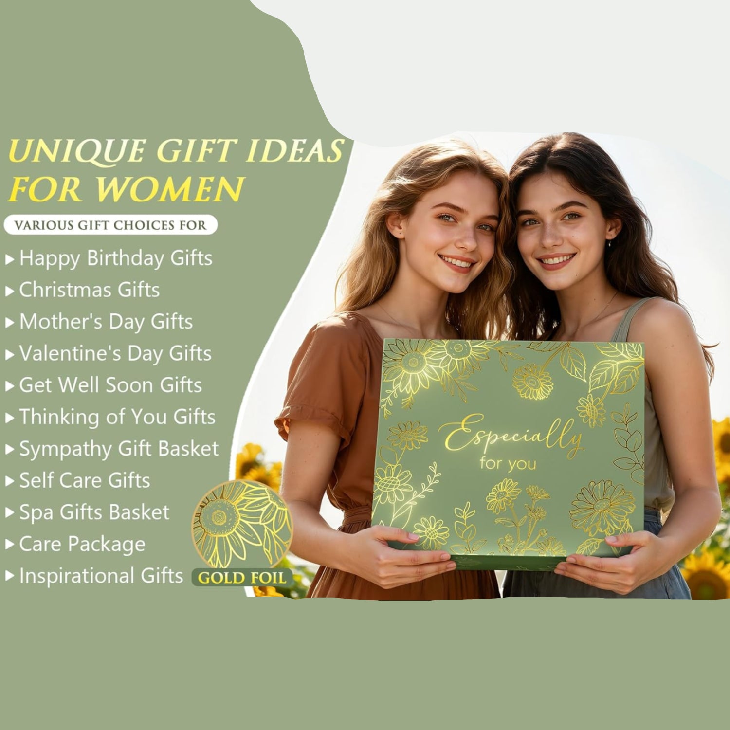 MAYICIVO self-care gift basket for women, includes spa products and wellness items, perfect for birthday or get well soon gifts.