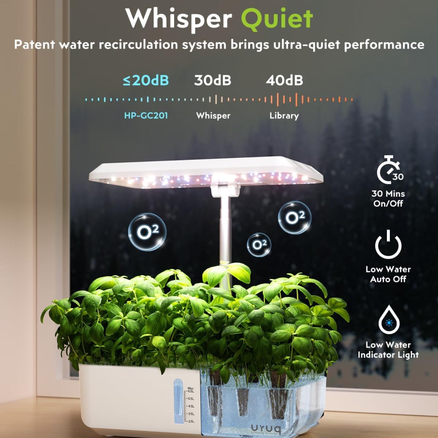 Hydroponics Growing System Garden: 12 Pods Indoor Gardening System