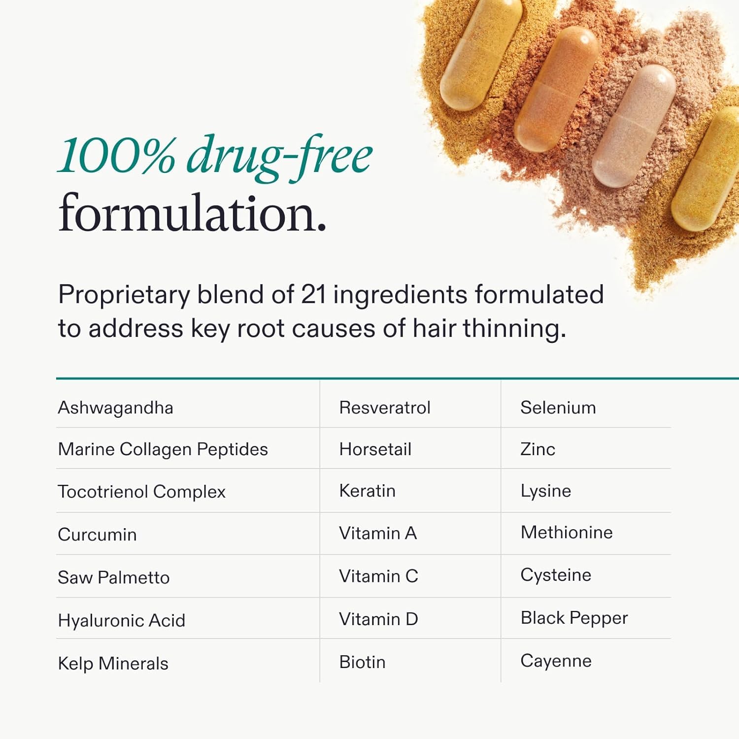 Elefair Nutrafol Women's Hair Growth Supplements for ages 18-44, featuring bottles of clinically proven hair health formula.