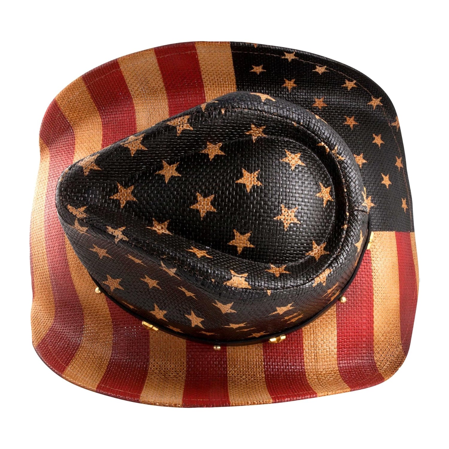 grinderPUNCH Western Outback Cowboy Hat in straw, unisex style with classic cowgirl design, suitable for men and women