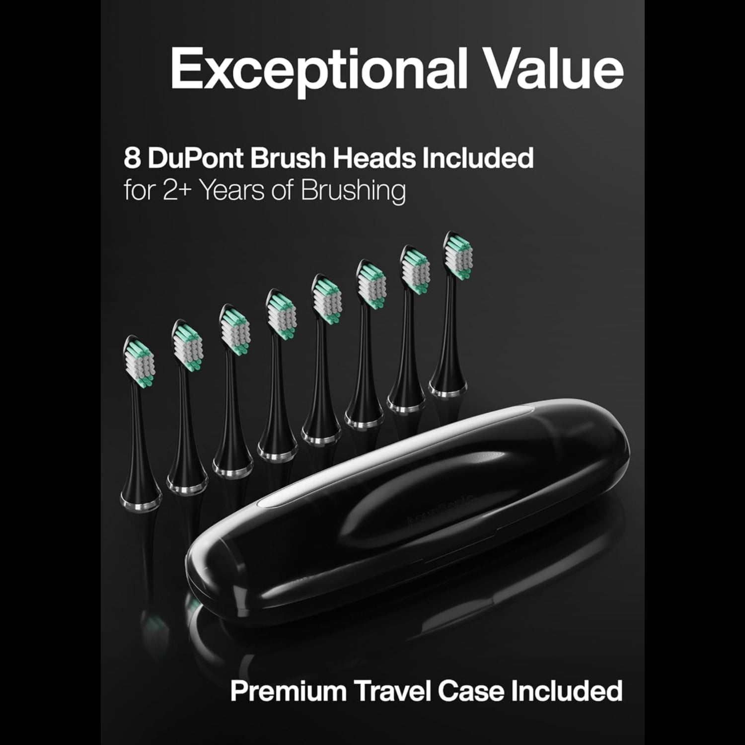 Aquasonic Black Series Ultra Whitening Toothbrush – ADA Accepted Electric Toothbrush