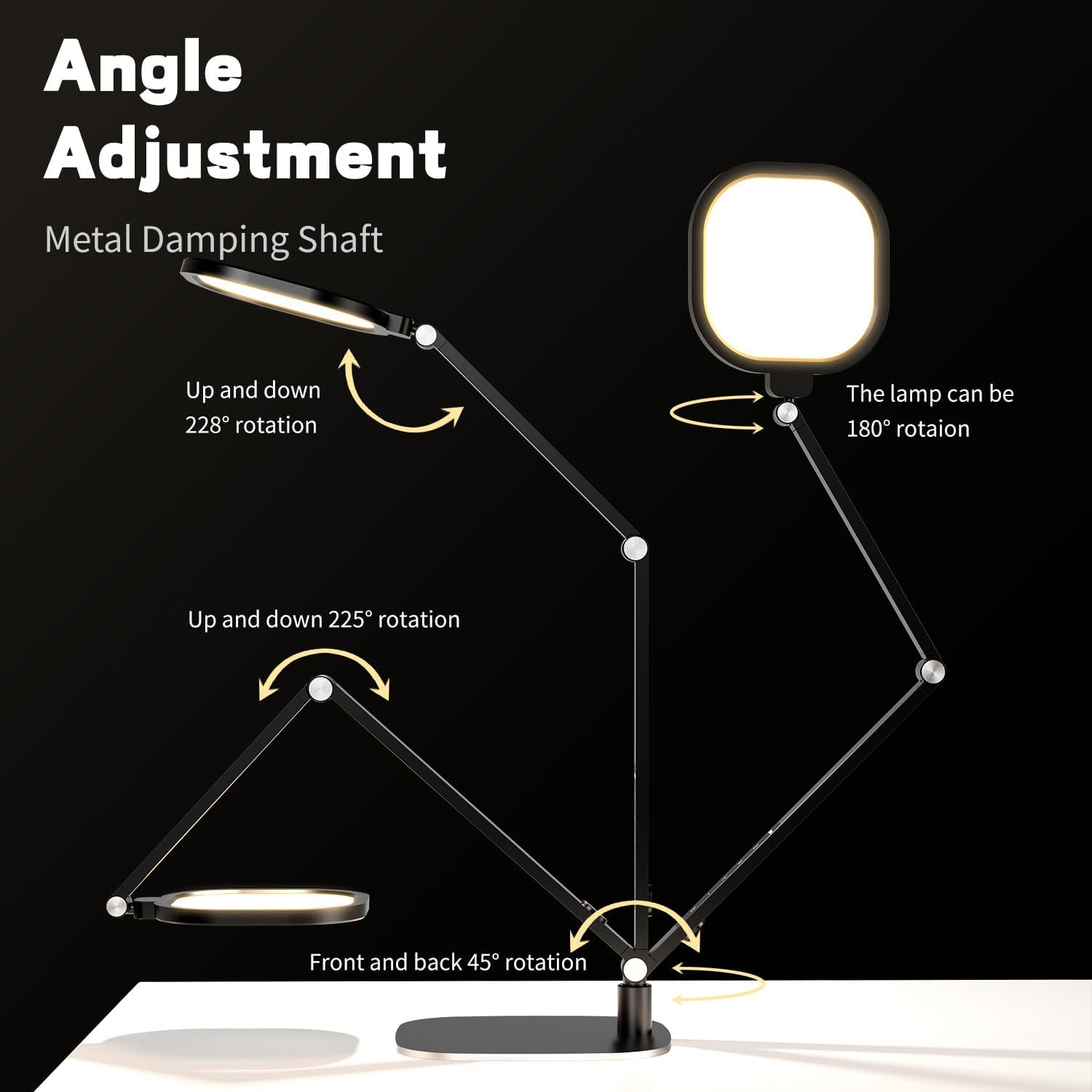 LitONES LED desk lamp for home office with soft diffused light and dimmable feature, designed for eye comfort and professional use.