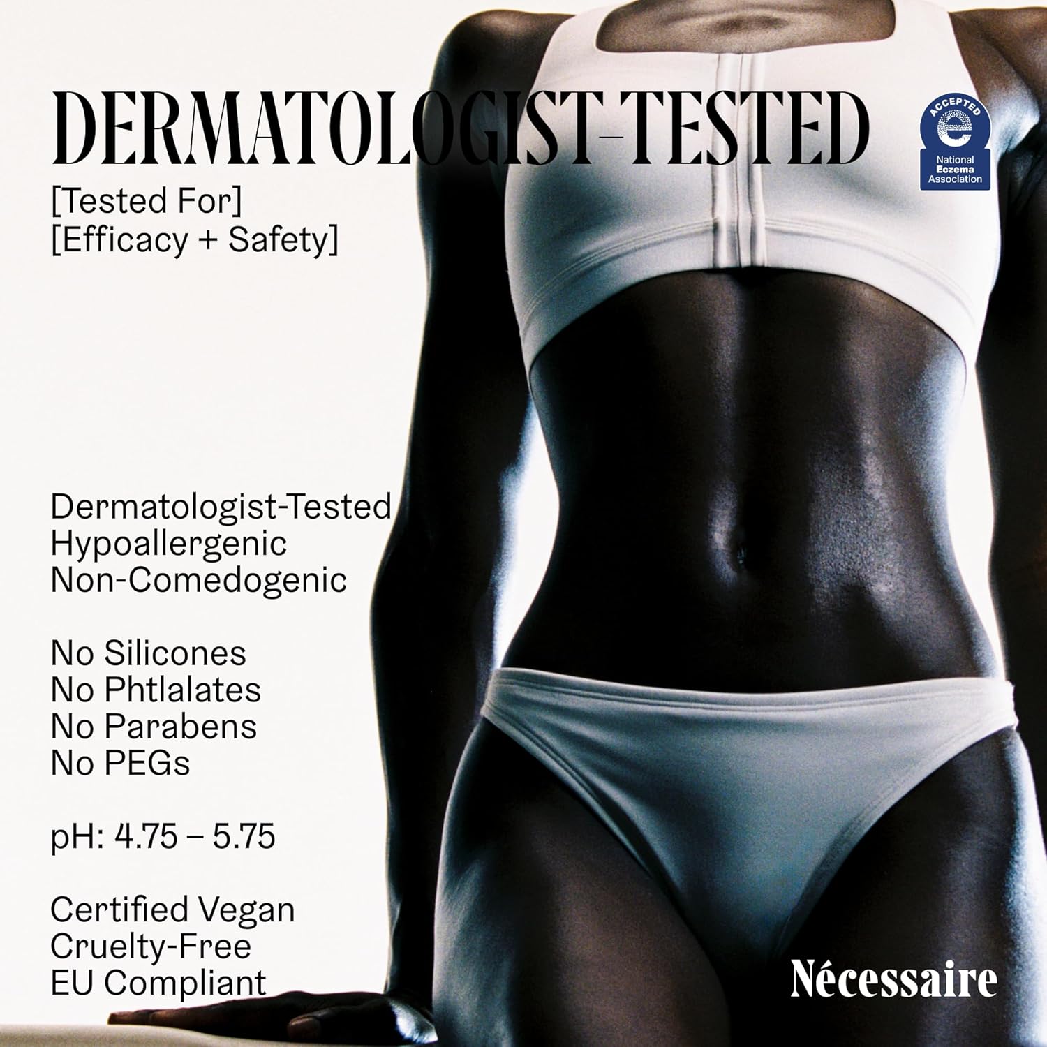 Nécessaire The Body Lotion Fragrance-Free - Multi-Peptide Moisturizer - Firming