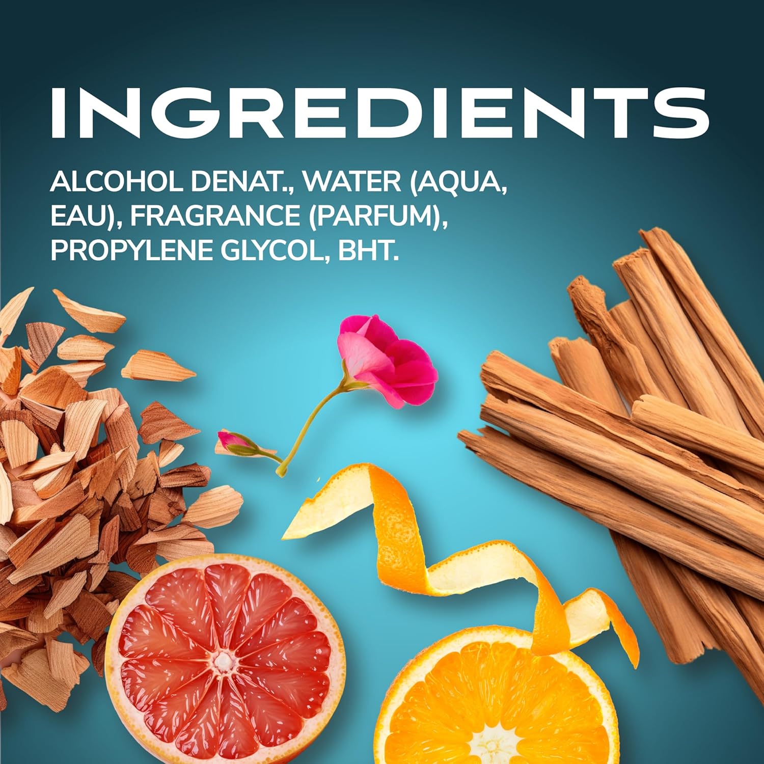 BOD man Fragrance Body Spray, Fresh Blue Musk, 8 fl oz