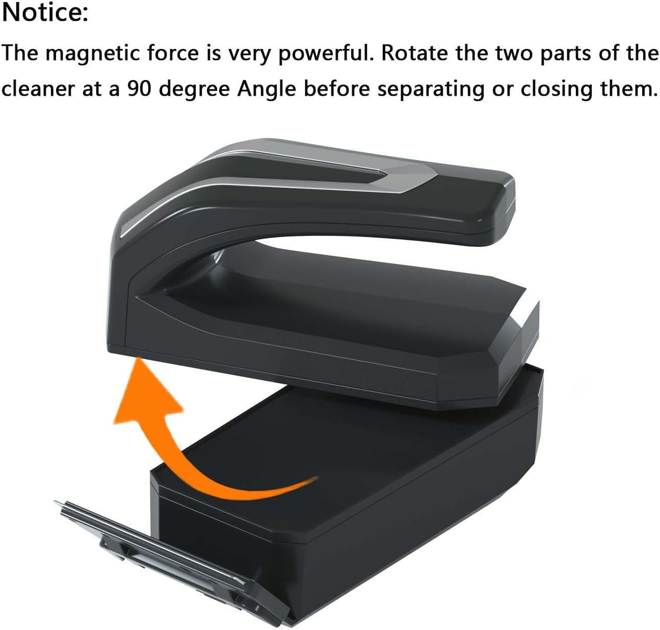 Carefree Fish Aquarium Magnetic Cleaner with four algae scrapers for effective tank cleaning and maintenance.
