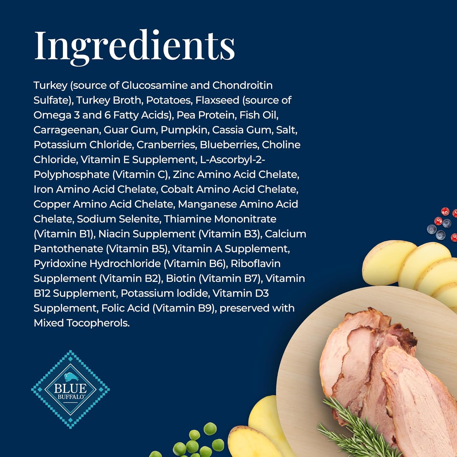 Blue Buffalo Basics grain-free senior wet dog food with skin and stomach care, featuring tender chunks in gravy for older dogs.