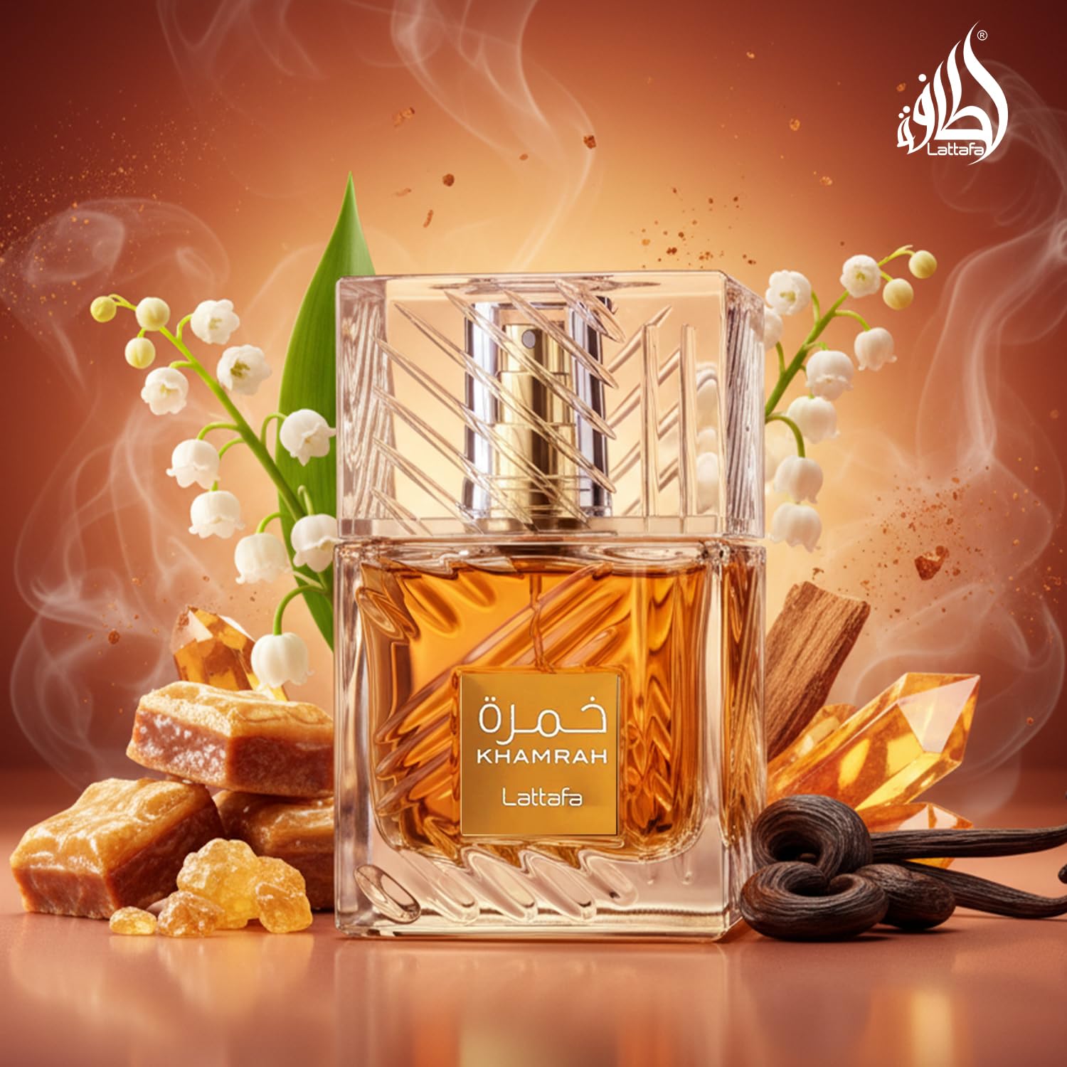 Lattafa Khamrah - Vanilla, Warm Spicy, Amber, Cinnamon - Eau de Parfum Long-Last