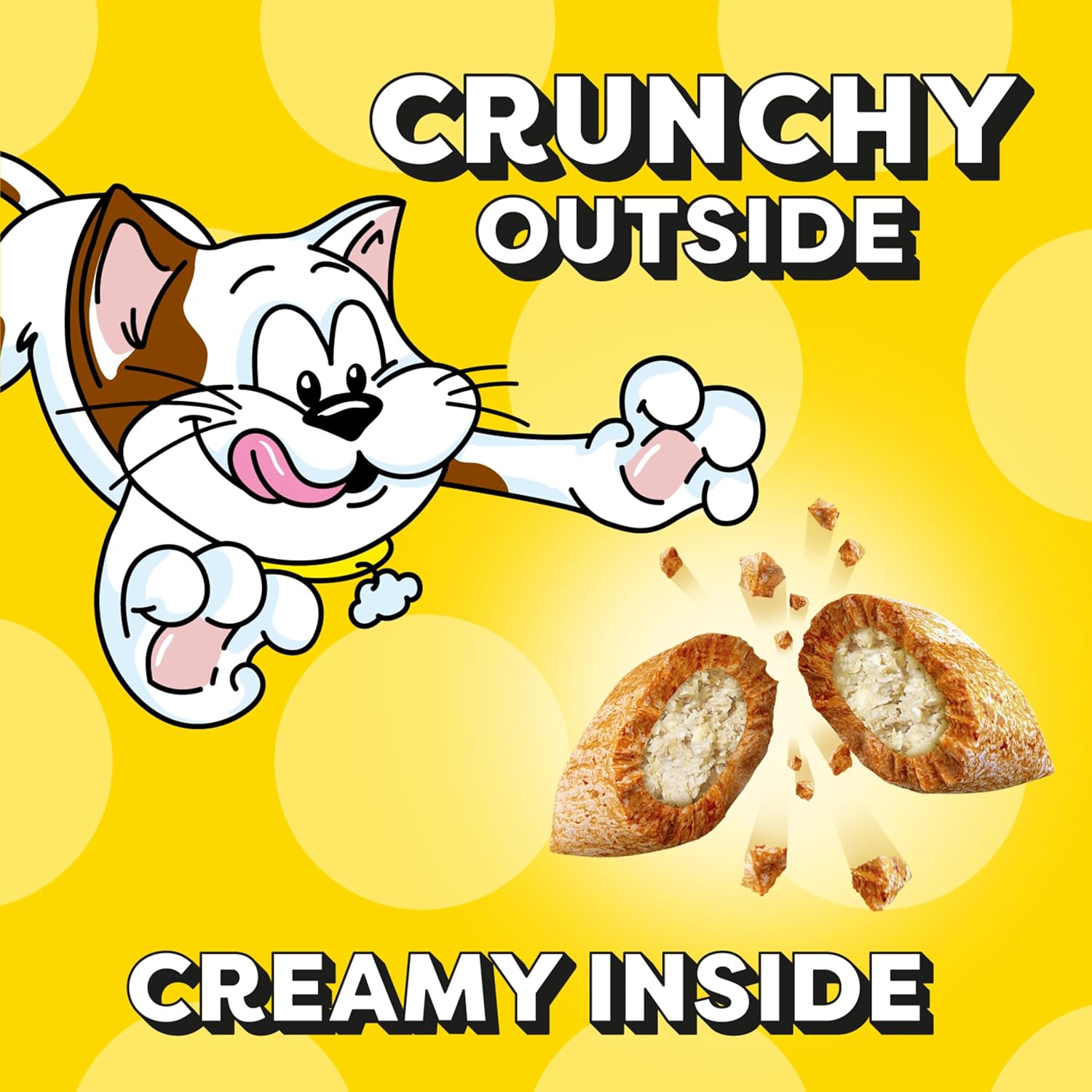 Temptations Cat Treats Classic Crunchy and Soft Chicken Flavor in a 30 oz. tub, featuring tasty treats for cats' enjoyment.