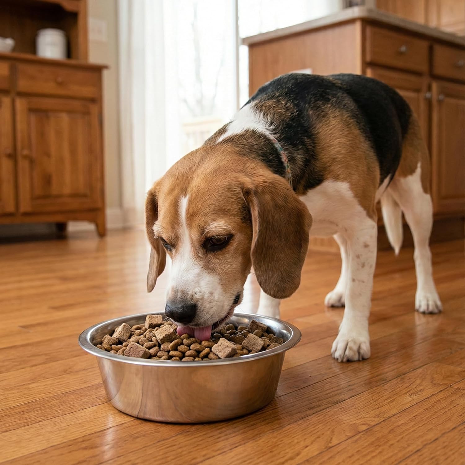 Fieldcrest Farms freeze-dried beef liver dog food topper or treat, 100% single ingredient beef liver, shown in natural piece form.