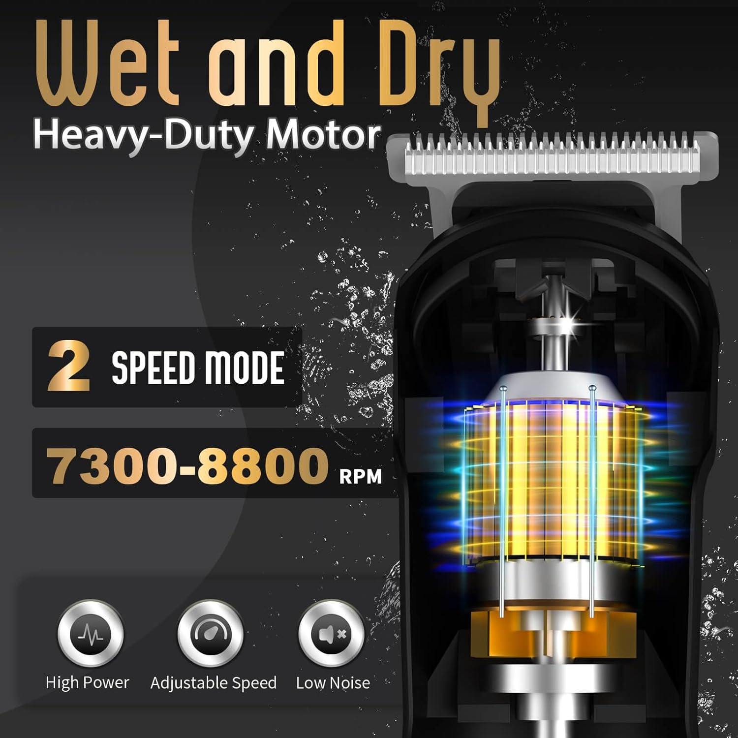 Ufree waterproof beard trimmer for men with electric nose and body grooming attachments, compact and easy to handle.