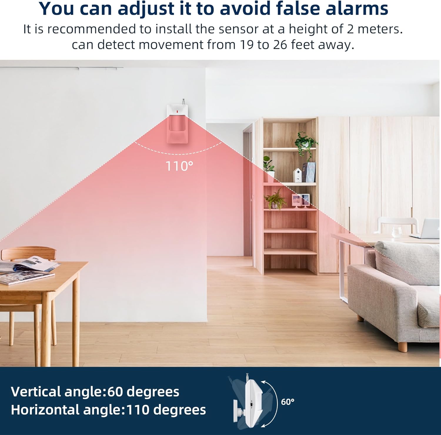 WiFi Alarm Home Security System, Wireless Alarm System with Loud