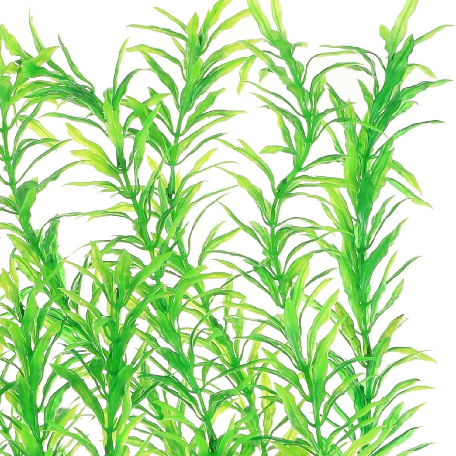 JIHAQUA large 21-inch plastic aquarium decor artificial plants for fish tanks, realistic and vibrant underwater environment