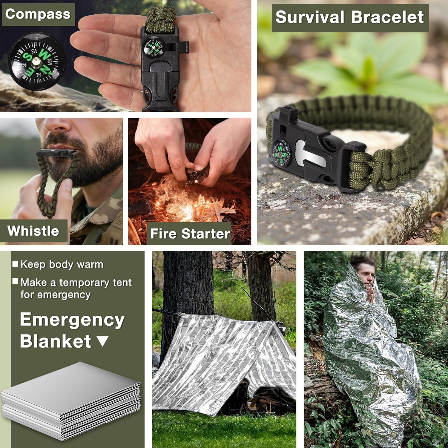 Survival Kits, Hiking and Camping Essentials, Emergency Survival Gear