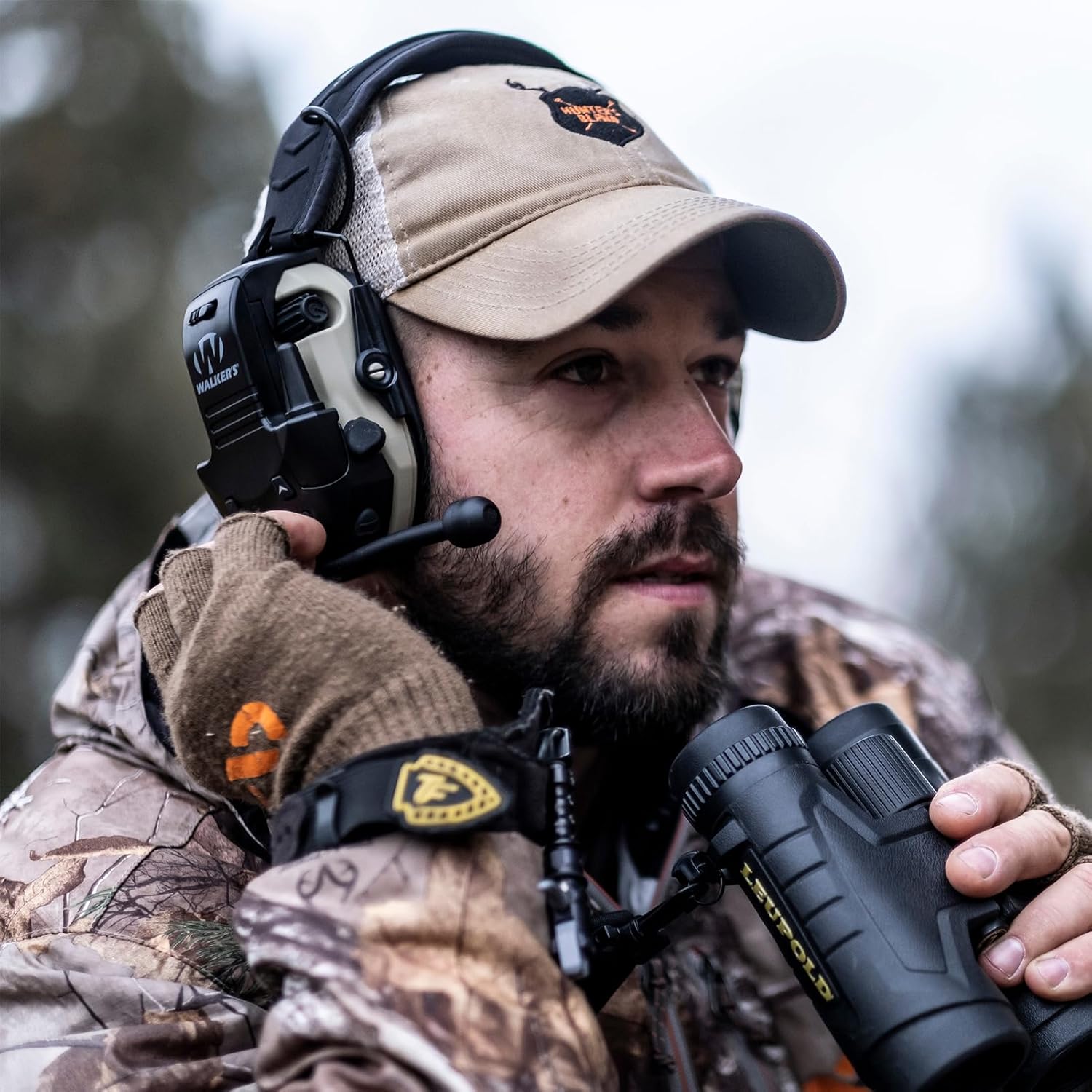 WALKER'S Razor Walkie Talkie Attachment - 22 Channels 3 Miles Range Distance Voice