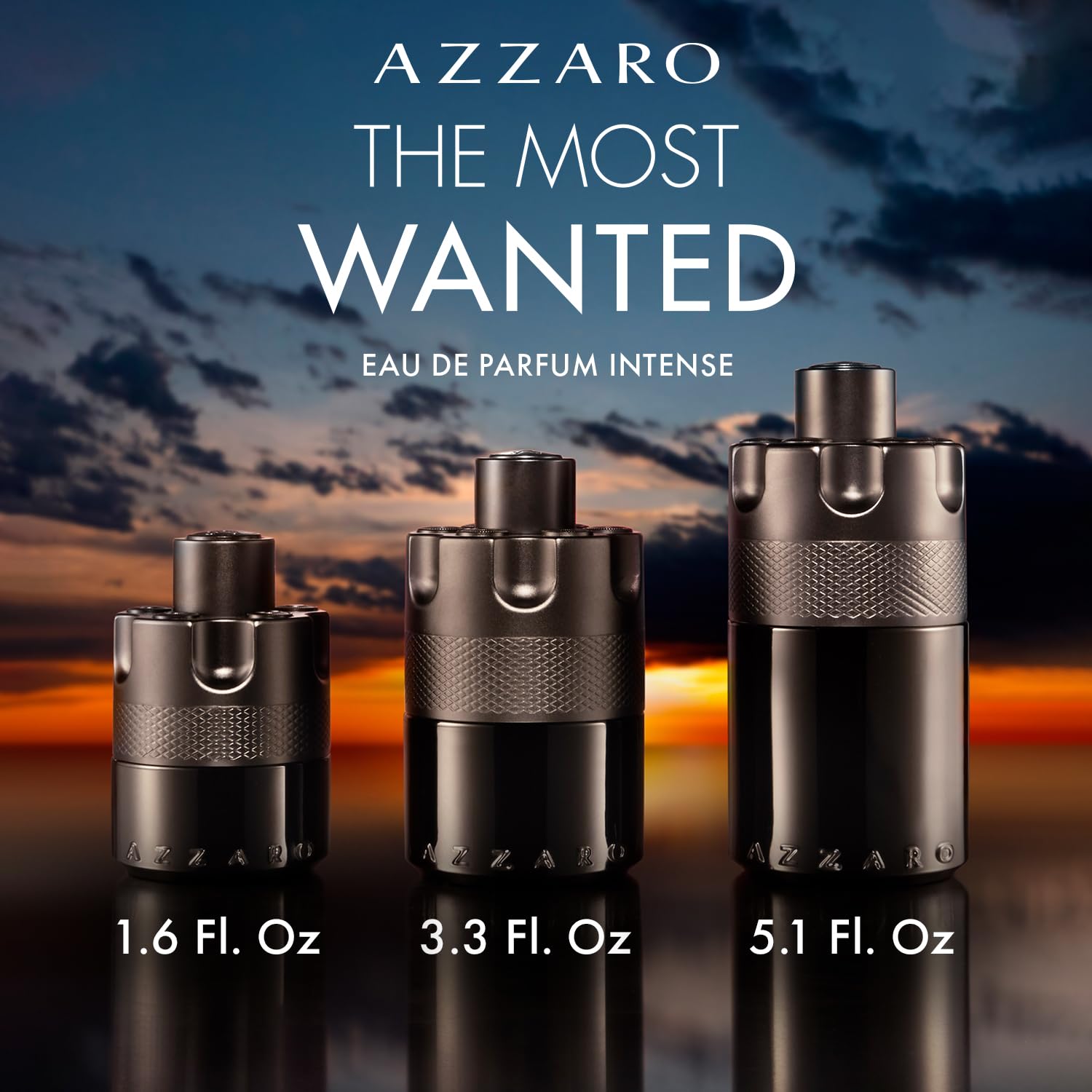 Azzaro The Most Wanted Eau de Parfum Intense - Woody & Seductive Mens Cologne
