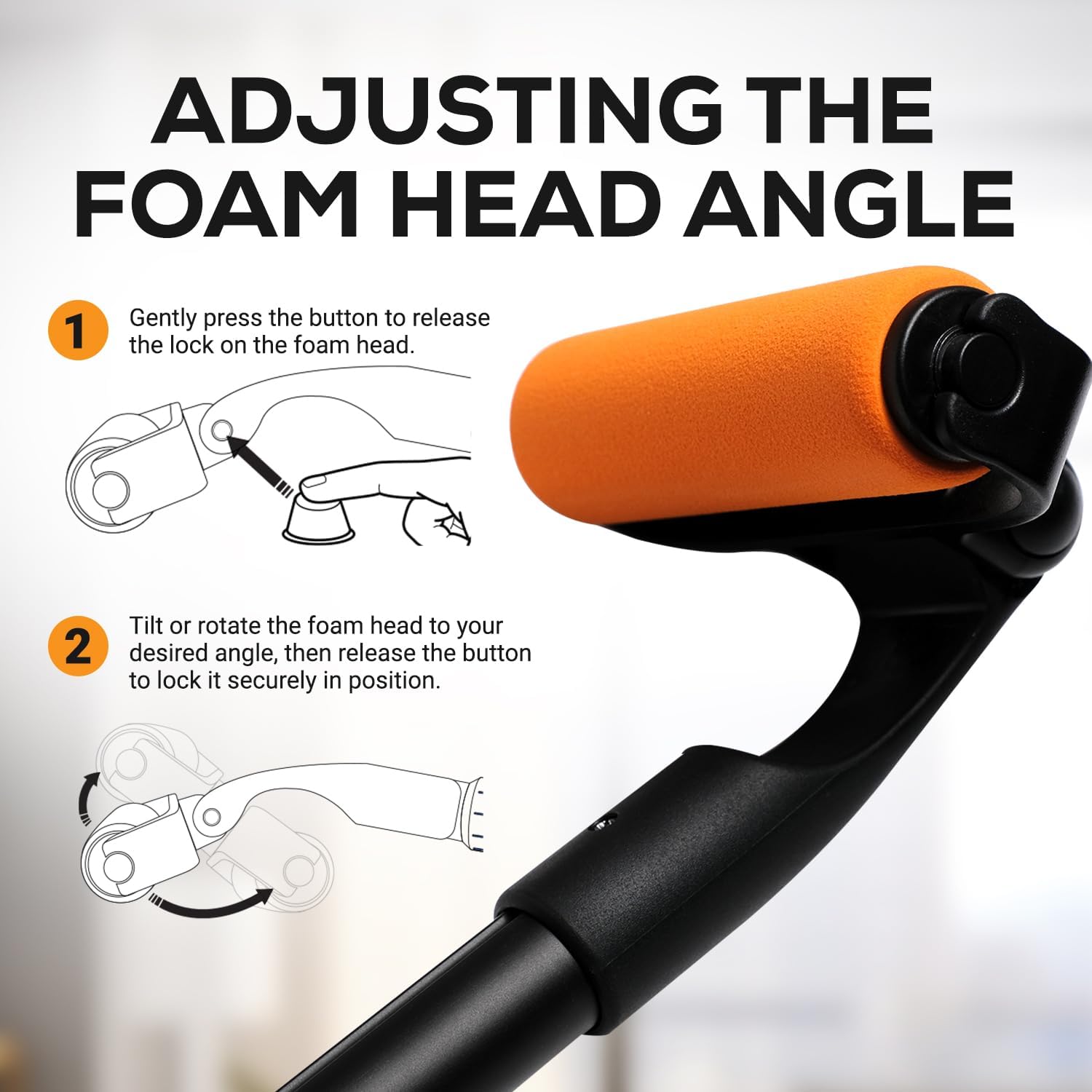 EZPIK Lotion Applicator for Back, Extendable up to 23" - Curved Design Back Lotion