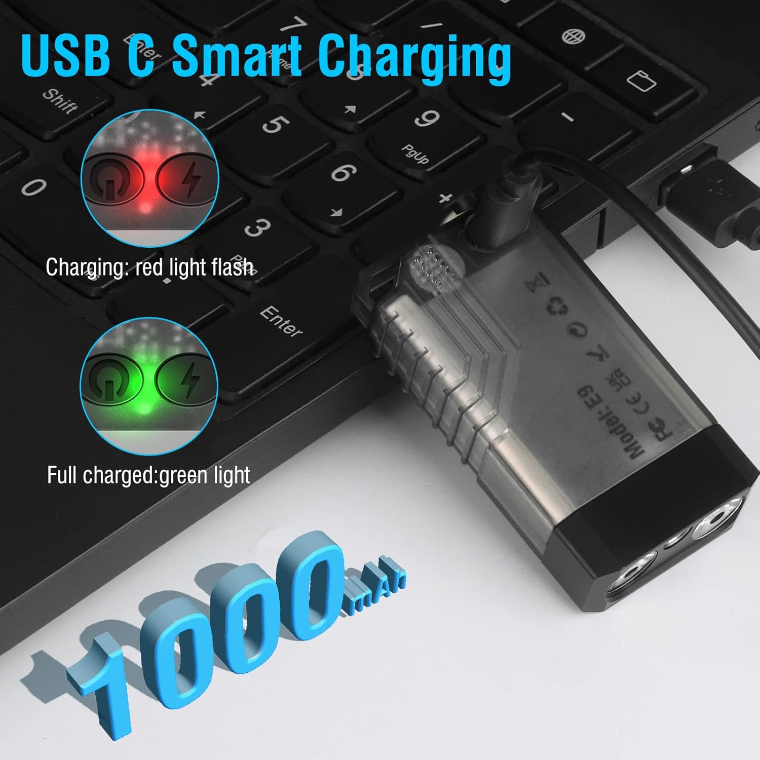 BORUIT V10 Small Powerful Keychain Flashlight with 365nm UV Red Green Blue