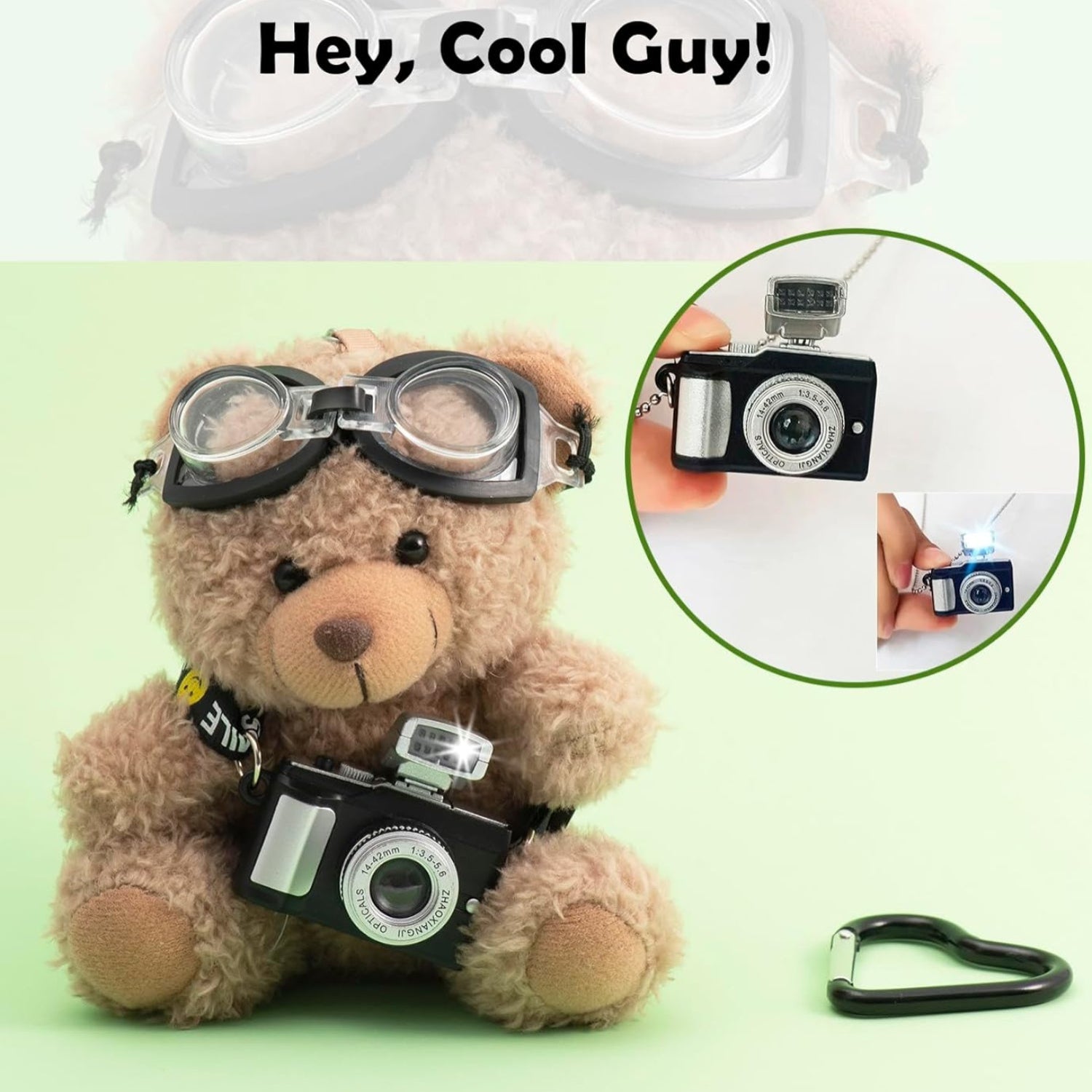 Cute Key Chain Plush Bear Bag Charm Teddy Bear Keychain Gift For Handbag,Purse