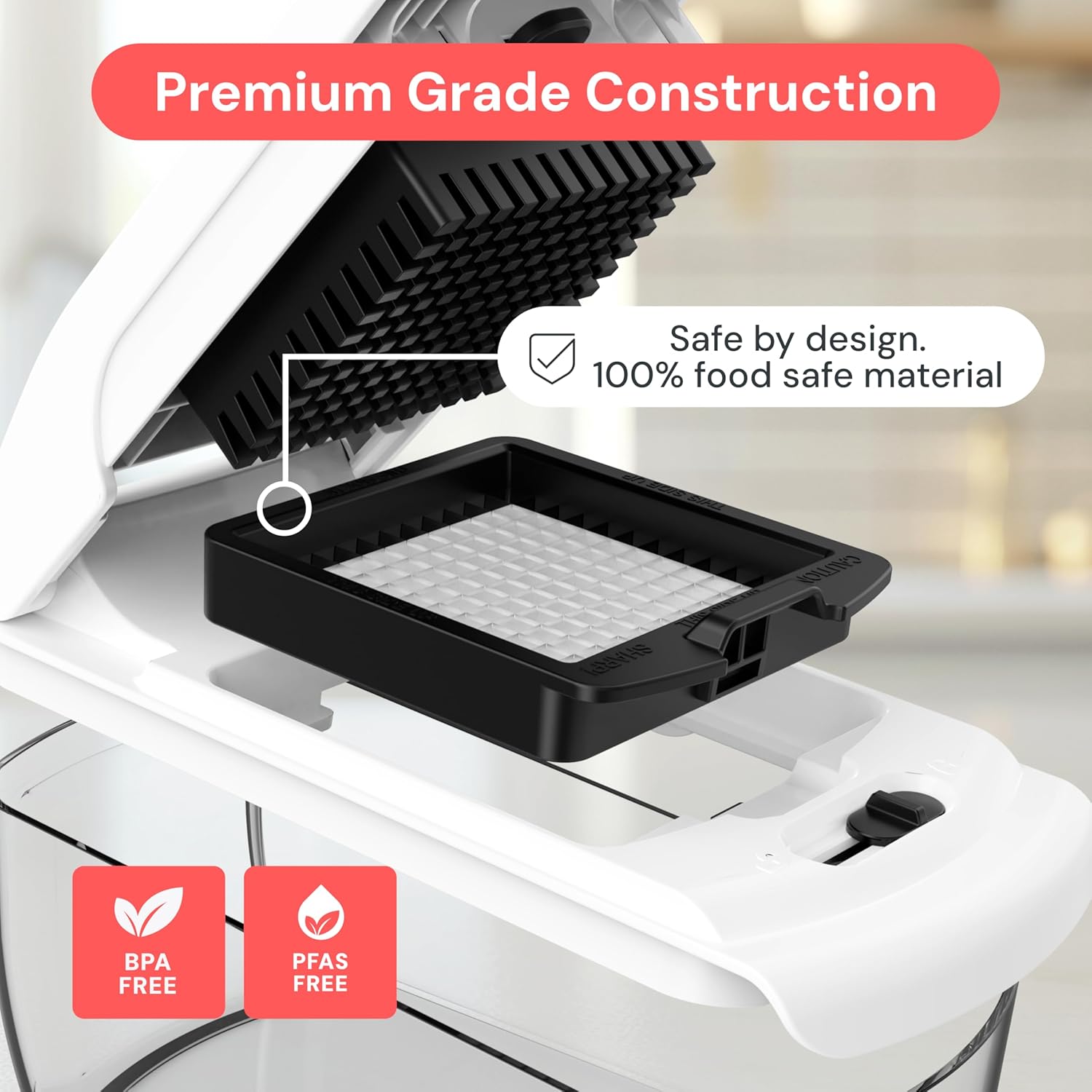 Fullstar The Original Pro Chopper - Vegetable Chopper and Spiralizer, Food Chopper