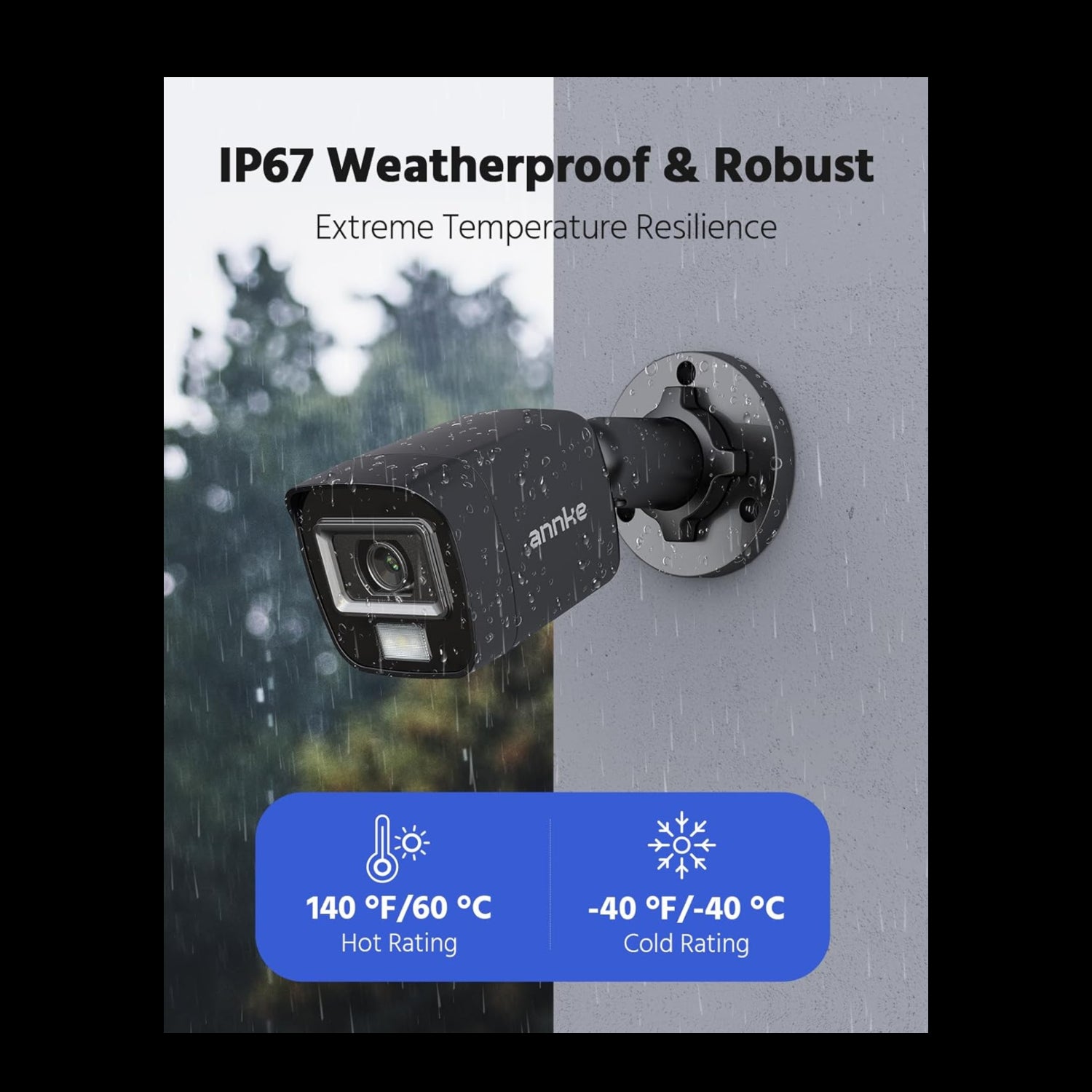 ANNKE 3K Lite Wired Security Camera System Outdoor with AI Human/Vehicle