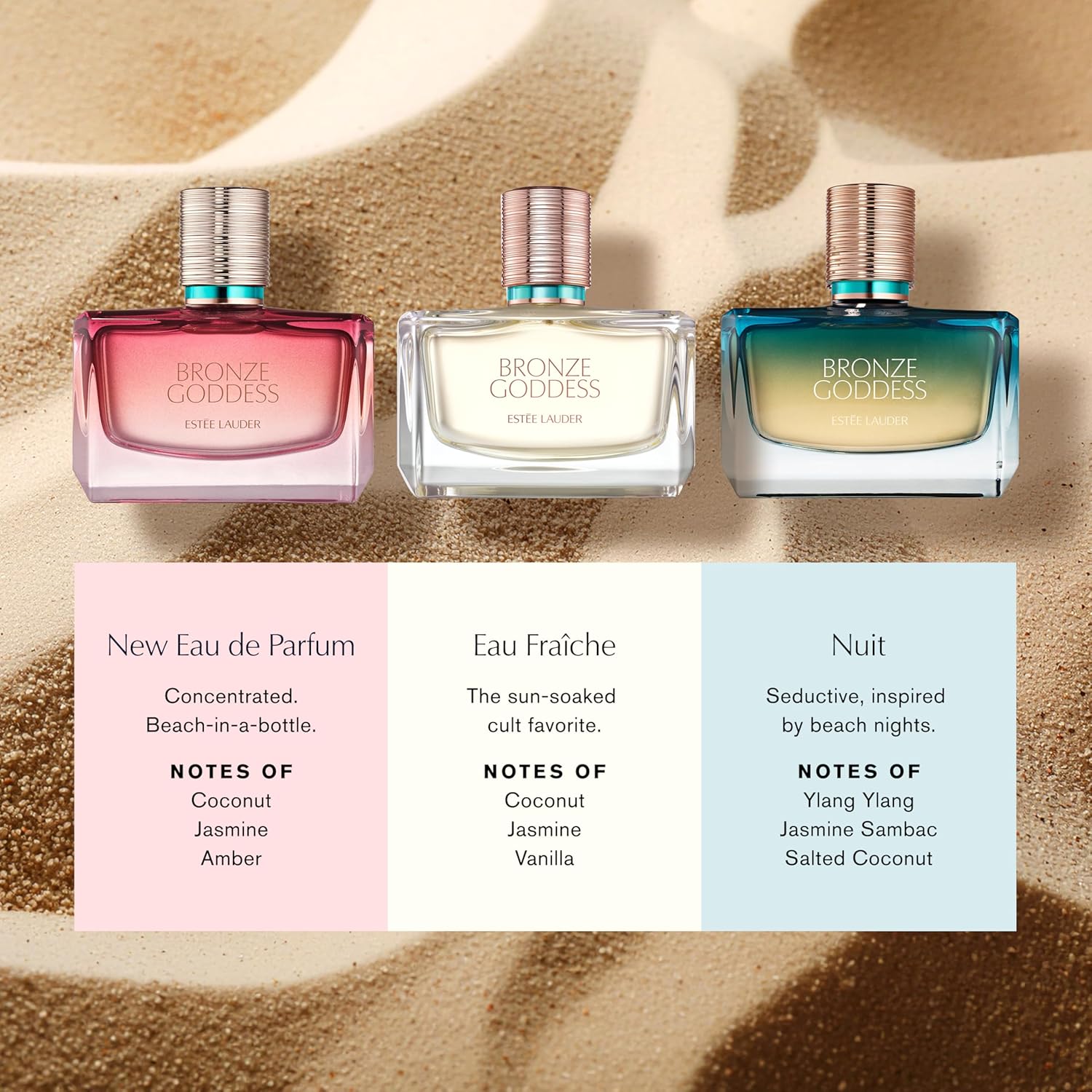 Estée Lauder Bronze Goddess Nuit Eau de Parfum Spray with notes of Ylang Ylang