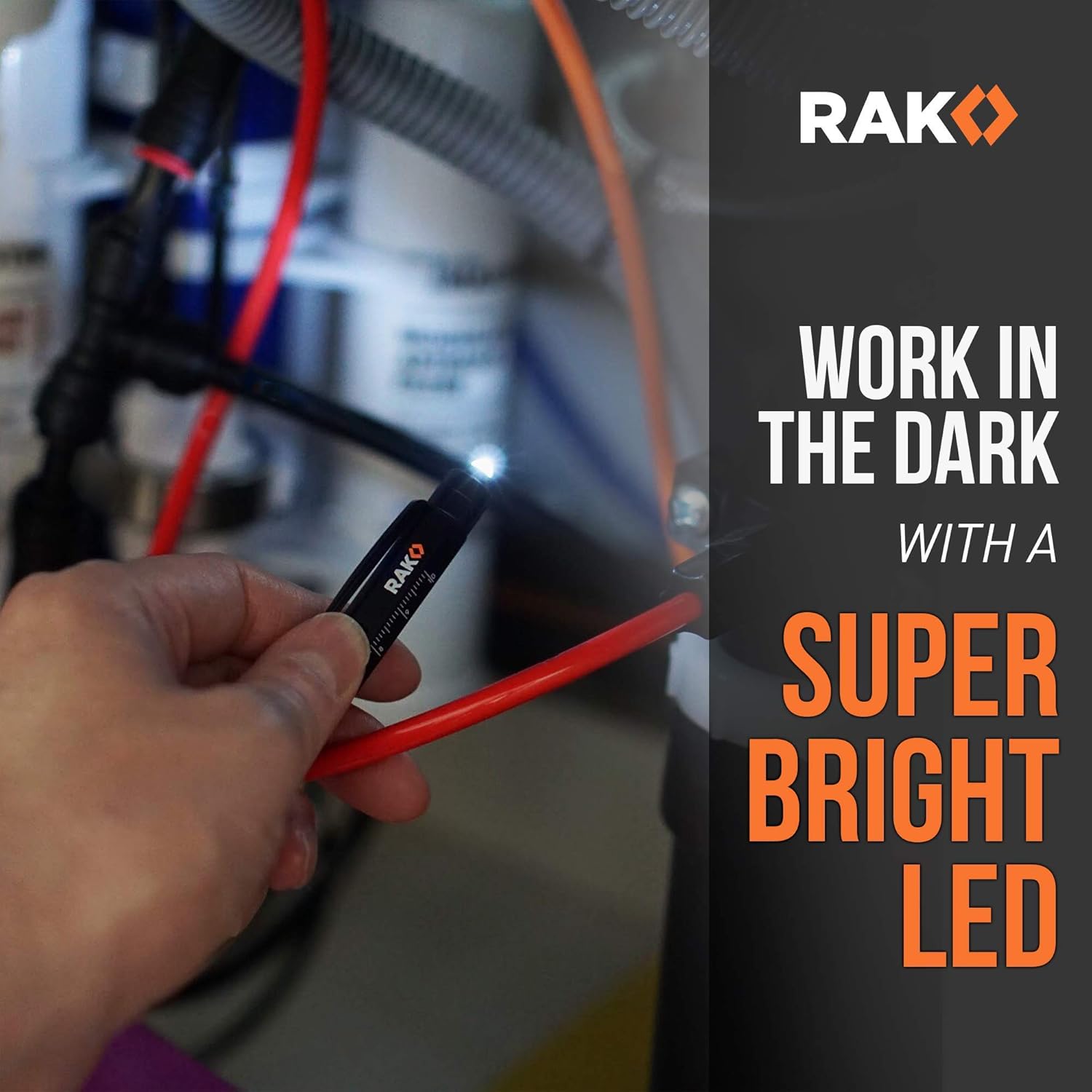 RAK Multitool Pen - Multi-Tool Pen Set 11 in 1, LED Light, Screwdrivers, Level, Ruler