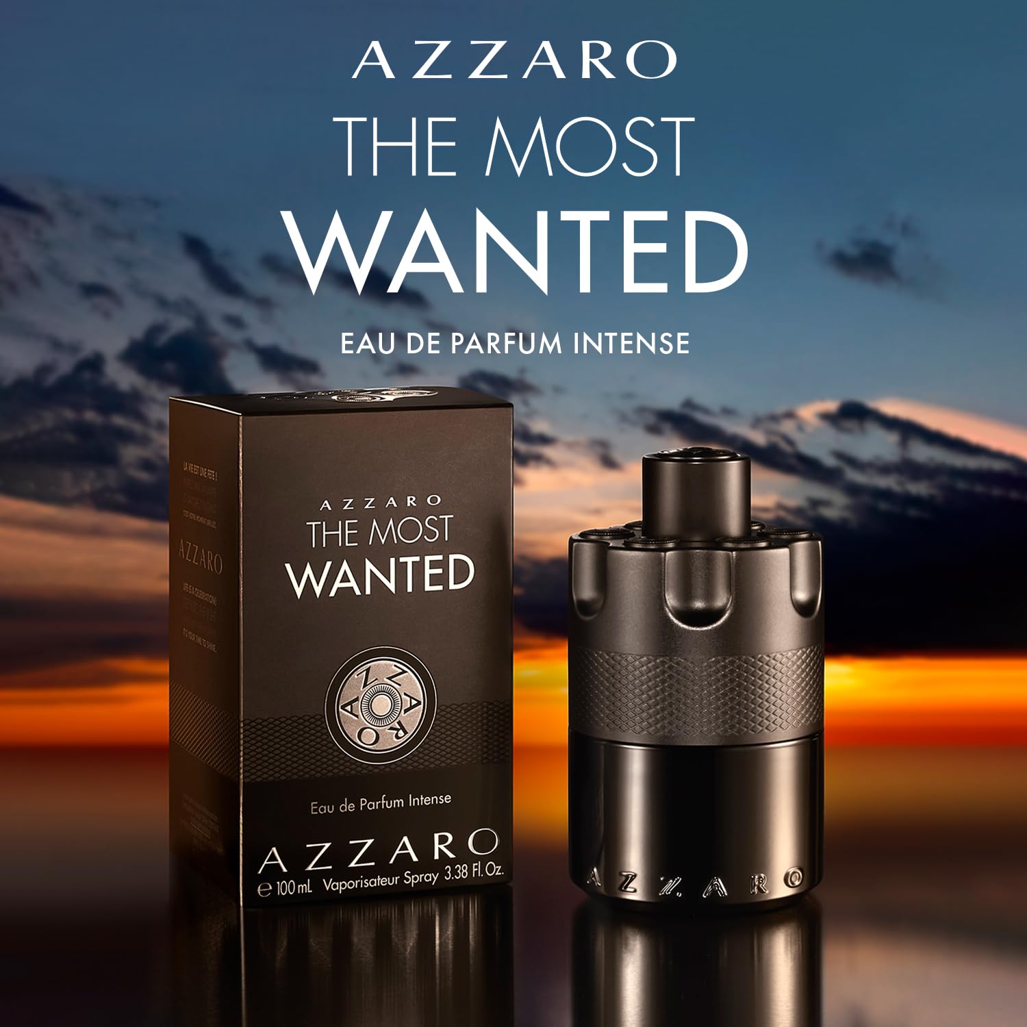 Azzaro The Most Wanted Eau de Parfum Intense - Woody & Seductive Mens Cologne