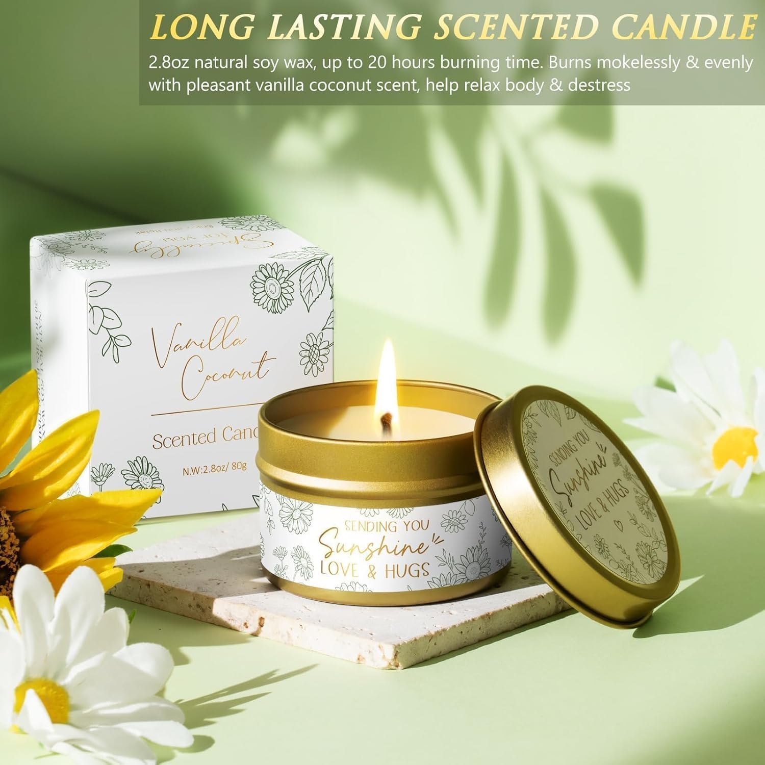 MAYICIVO self-care birthday gift basket for women with spa products, wellness items, and soothing get well soon presents.