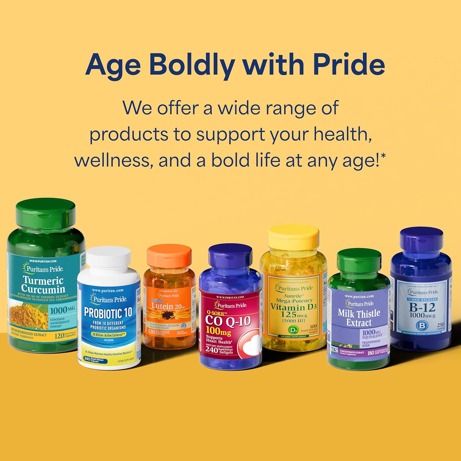 Puritan's Pride Triple Strength Omega-3 Fish Oil bottle with 1400mg total, featuring active 950mg Omega-3 softgels.