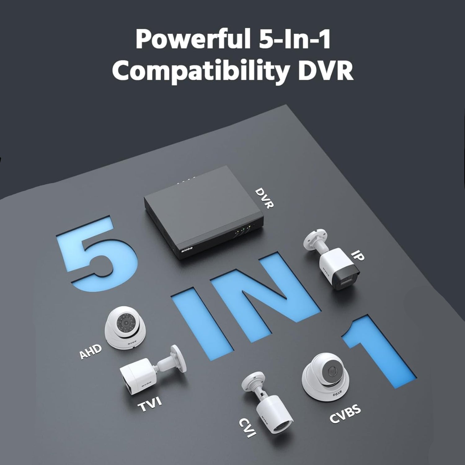 ANNKE 3K Lite Wired Security Camera System Outdoor with AI Human/Vehicle