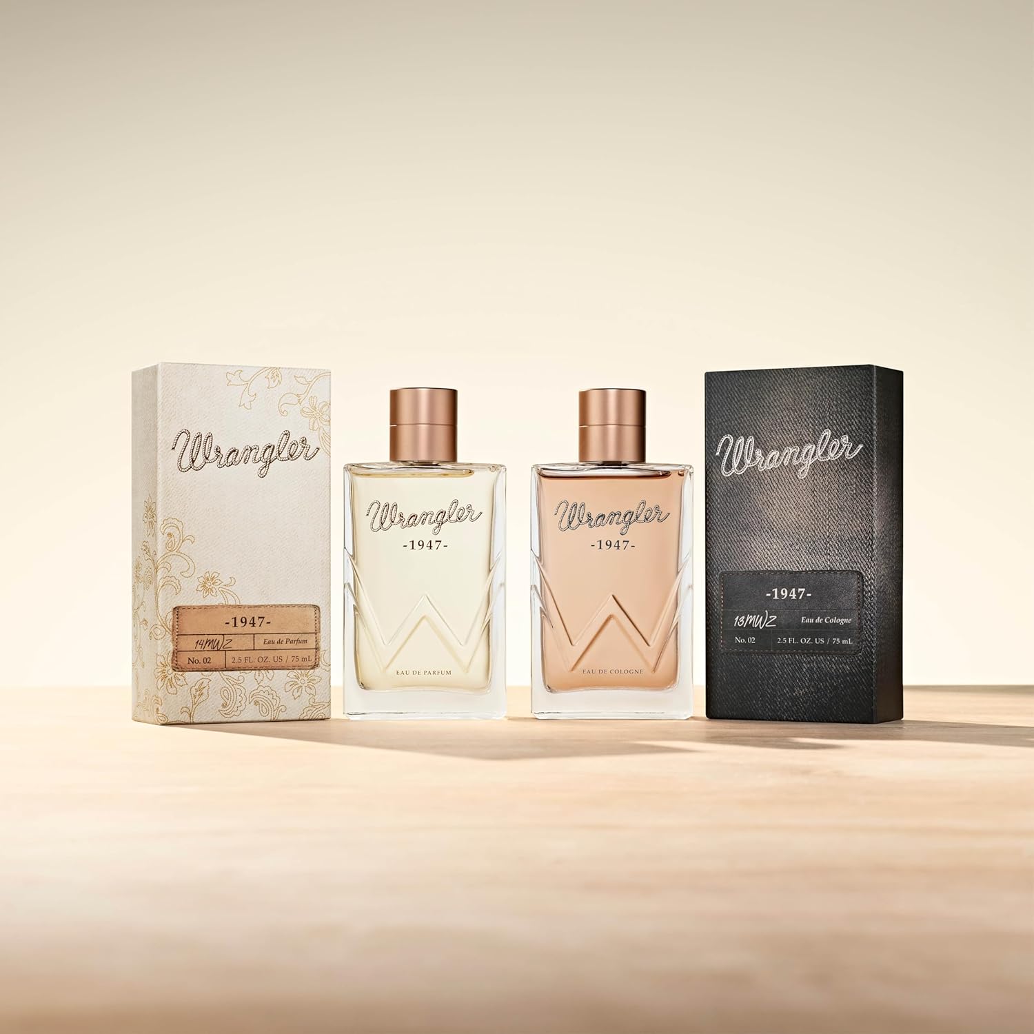 Wrangler 1947 Perfume by Tru Western, 2.5 fl oz, Jasmine, Denim, White Leather