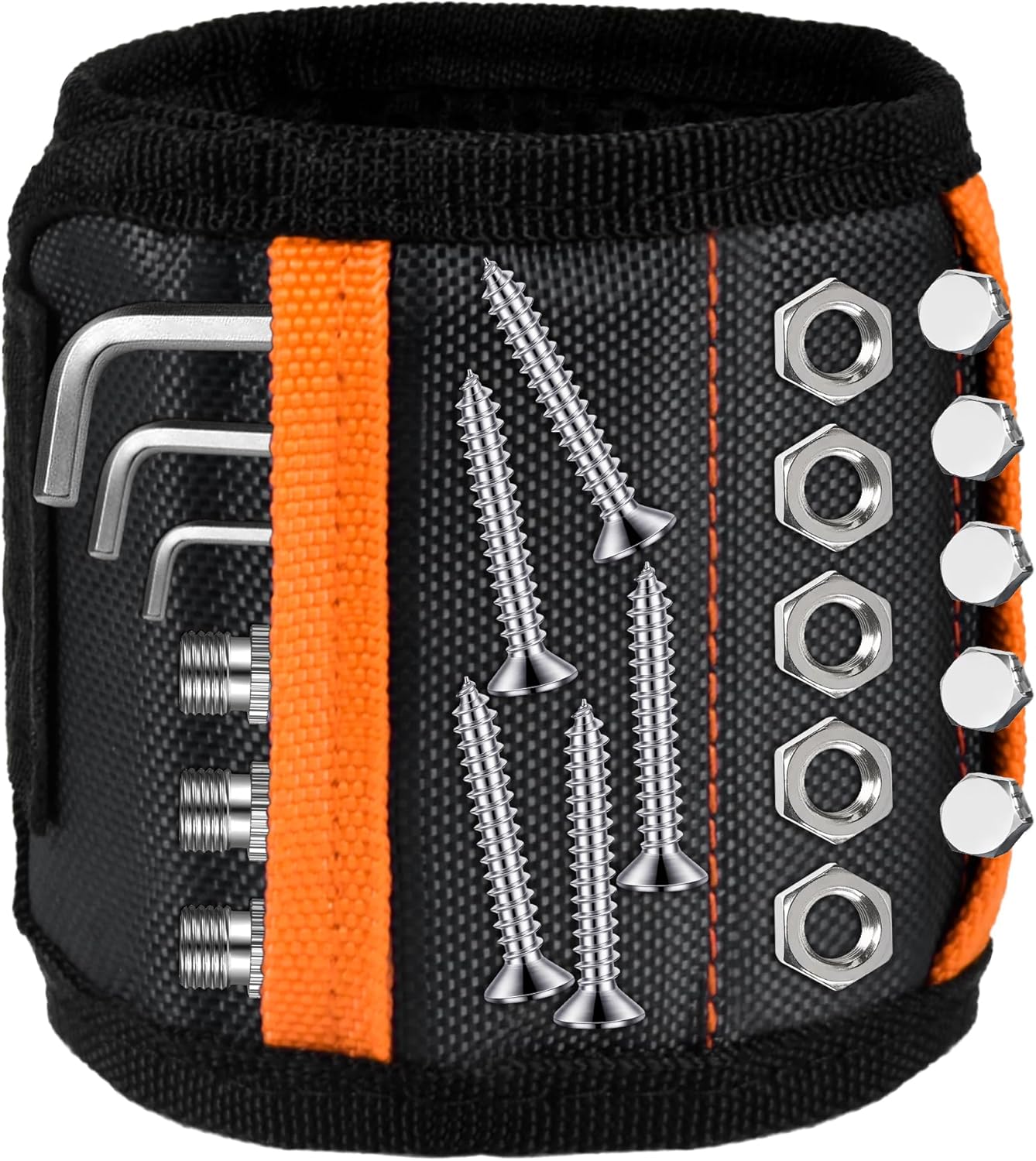 Magnetic Wristband Gifts for Men Dad - Tools for Holding Screws Nail Drill Bits