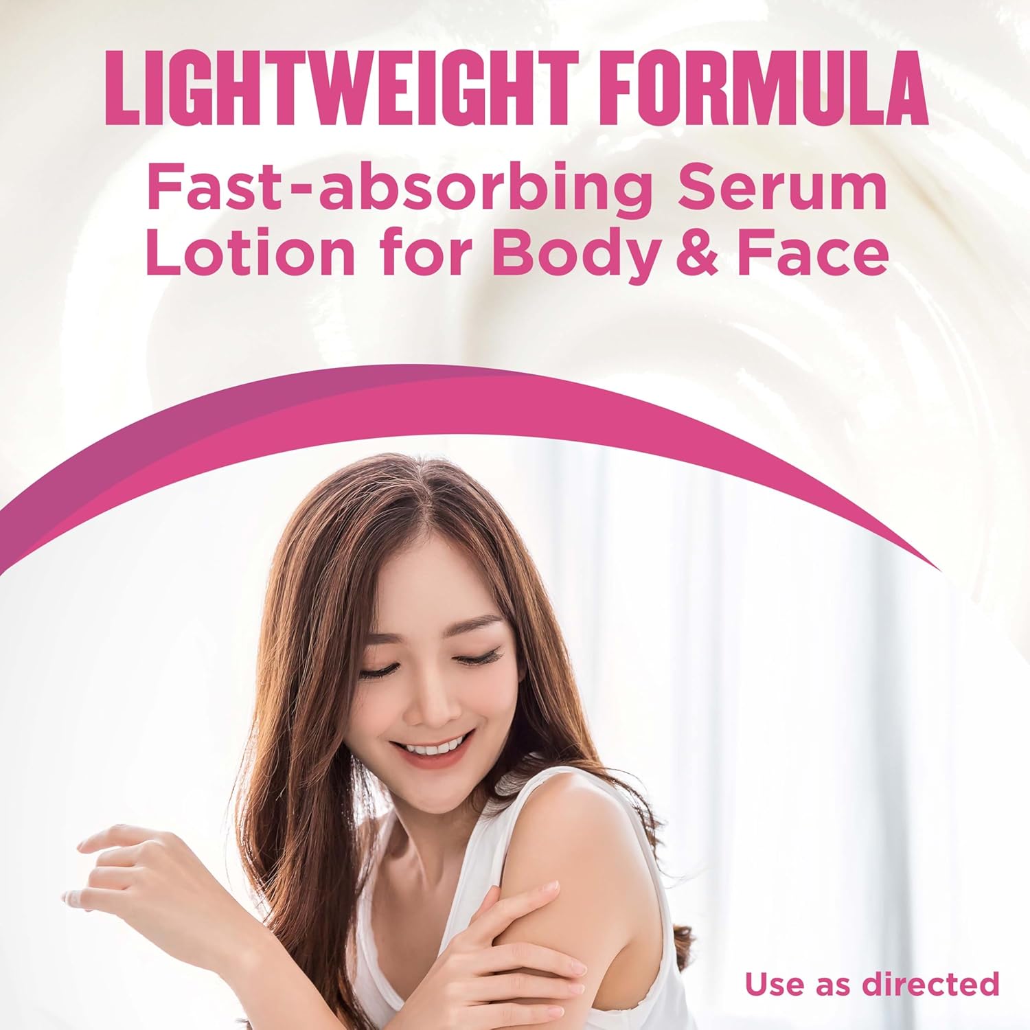 Gold Bond Plumping Collagen Body and Face Serum Lotion, Lightweight Hydrating