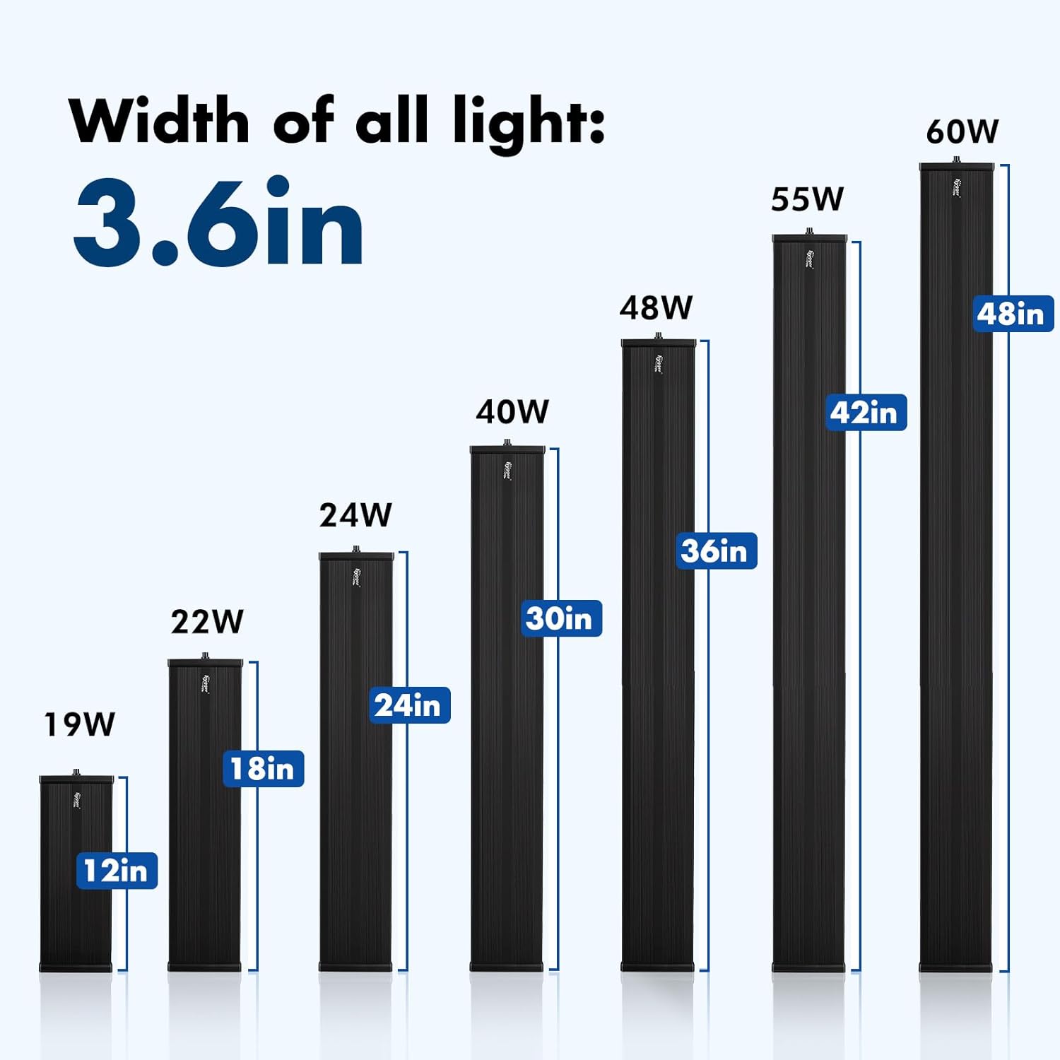 hygger auto on/off aquarium LED light with 4-mode full spectrum lighting for freshwater or saltwater tanks