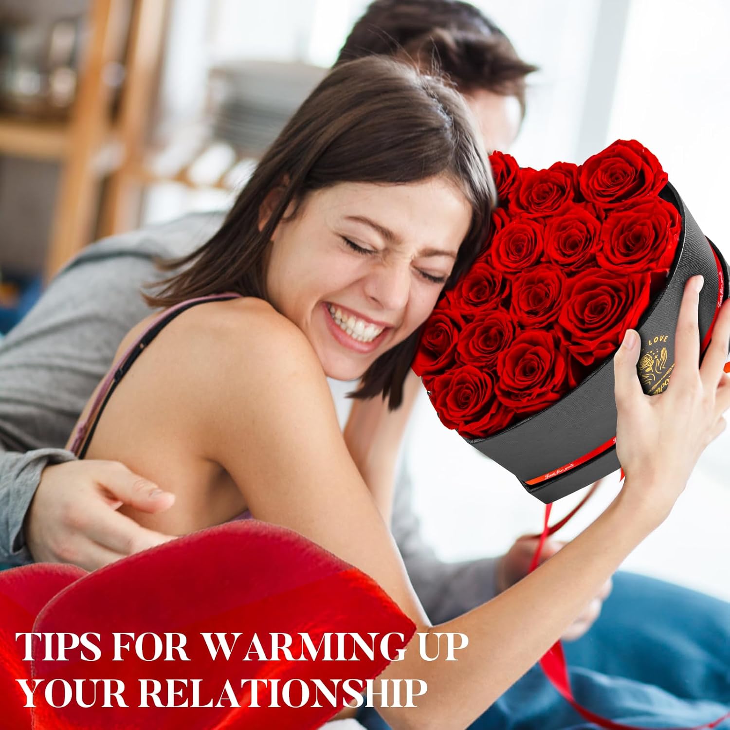 16-Piece Preserved Rose Birthday Gifts for Women, Eternal Rose Preserved Flowers