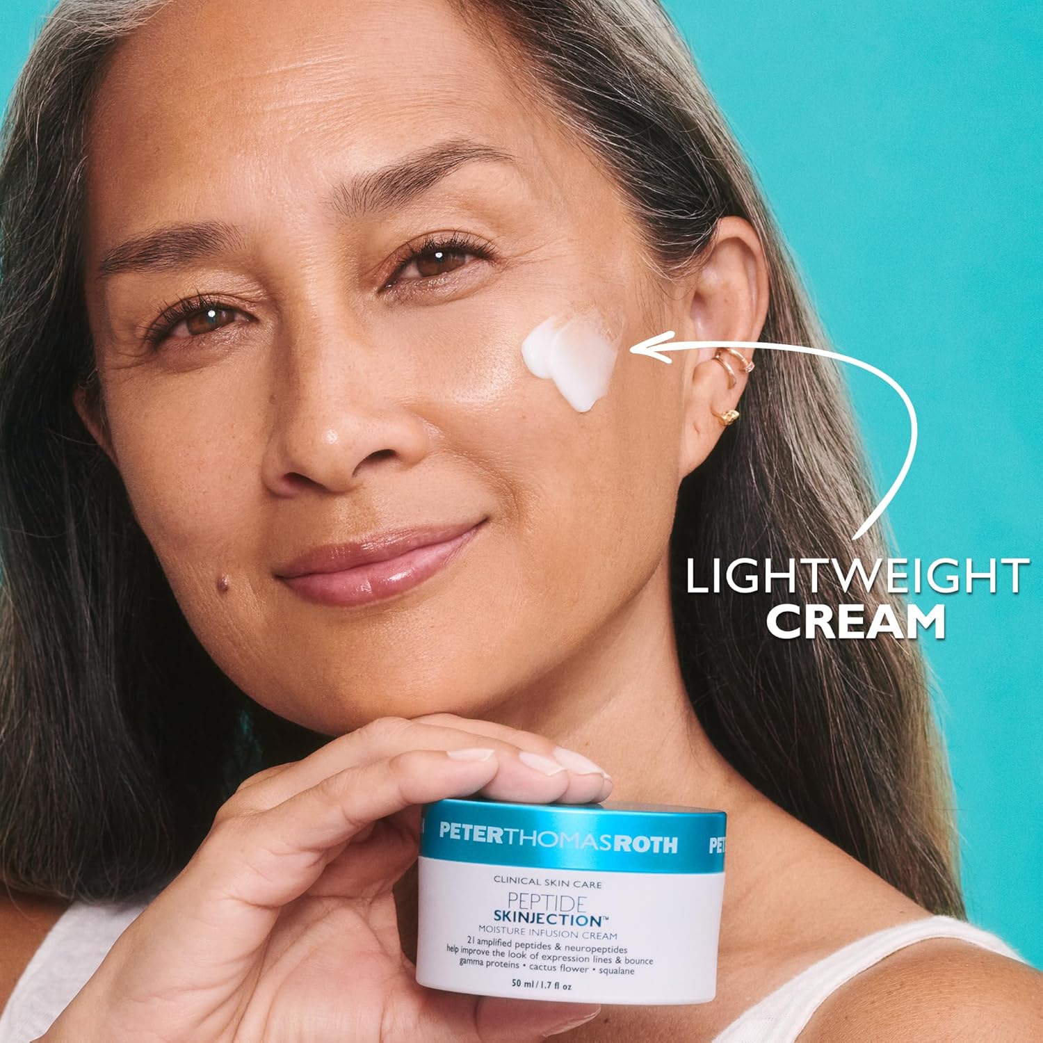 Peter Thomas Roth | Peptide Skinjection™ Moisture Infusion Cream, Refillable Moisturizer