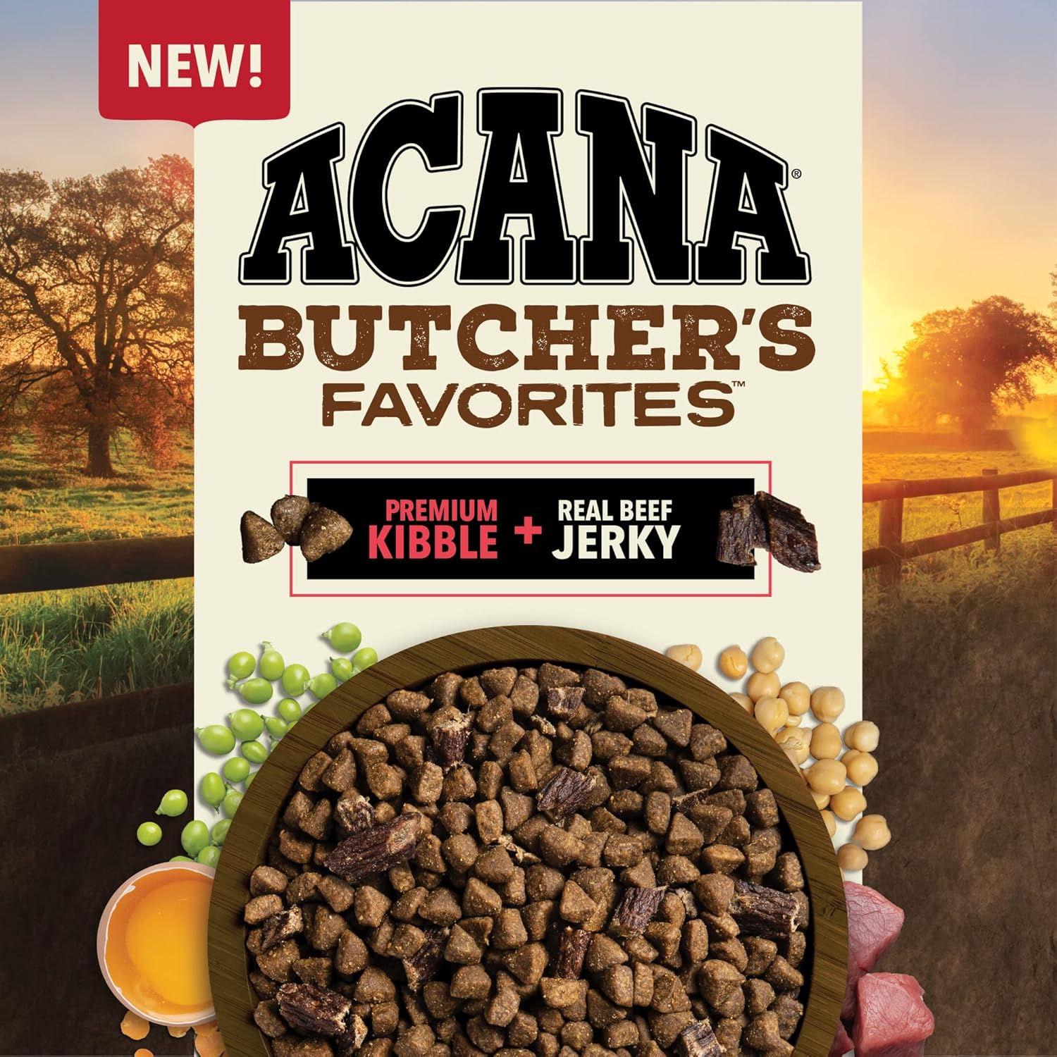 ACANA Butcher’s Favorites Grain-Free Dry Dog Food Farm-Raised Beef & Liver