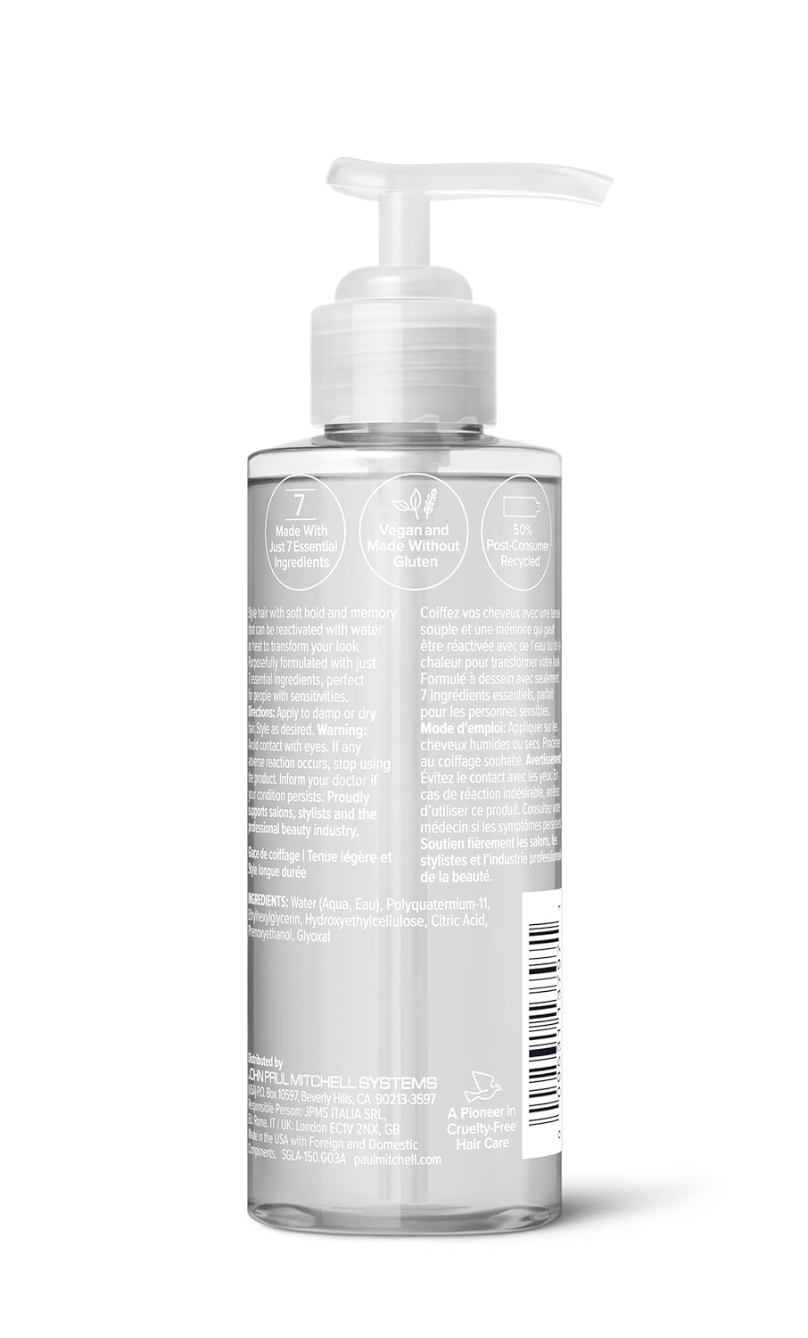 Paul Mitchell Clear Styling Glaze, Fragrance Free, For Sensitive Scalp + Skin, 5.1 fl. oz