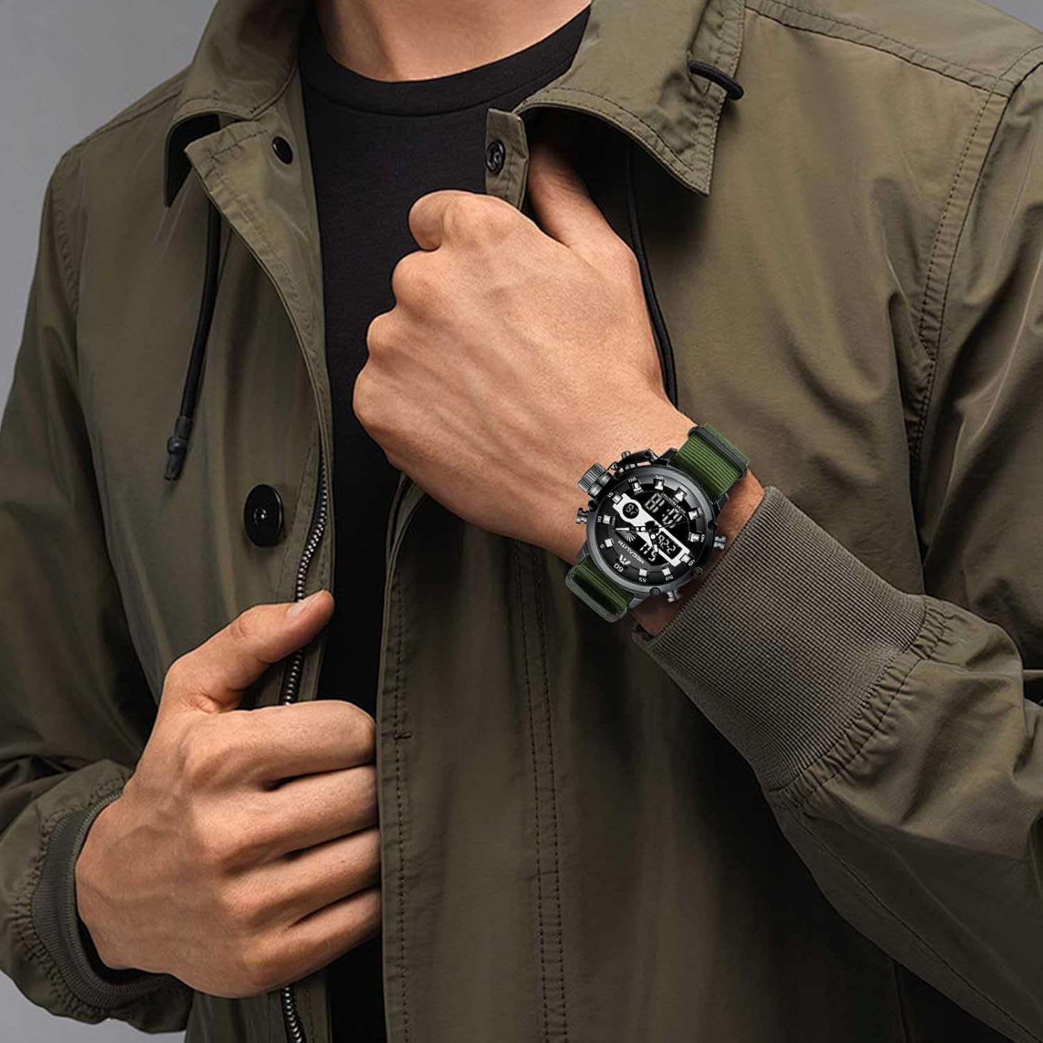 MEGALITH Mens Watches Waterproof Digital Military Sport Tactical