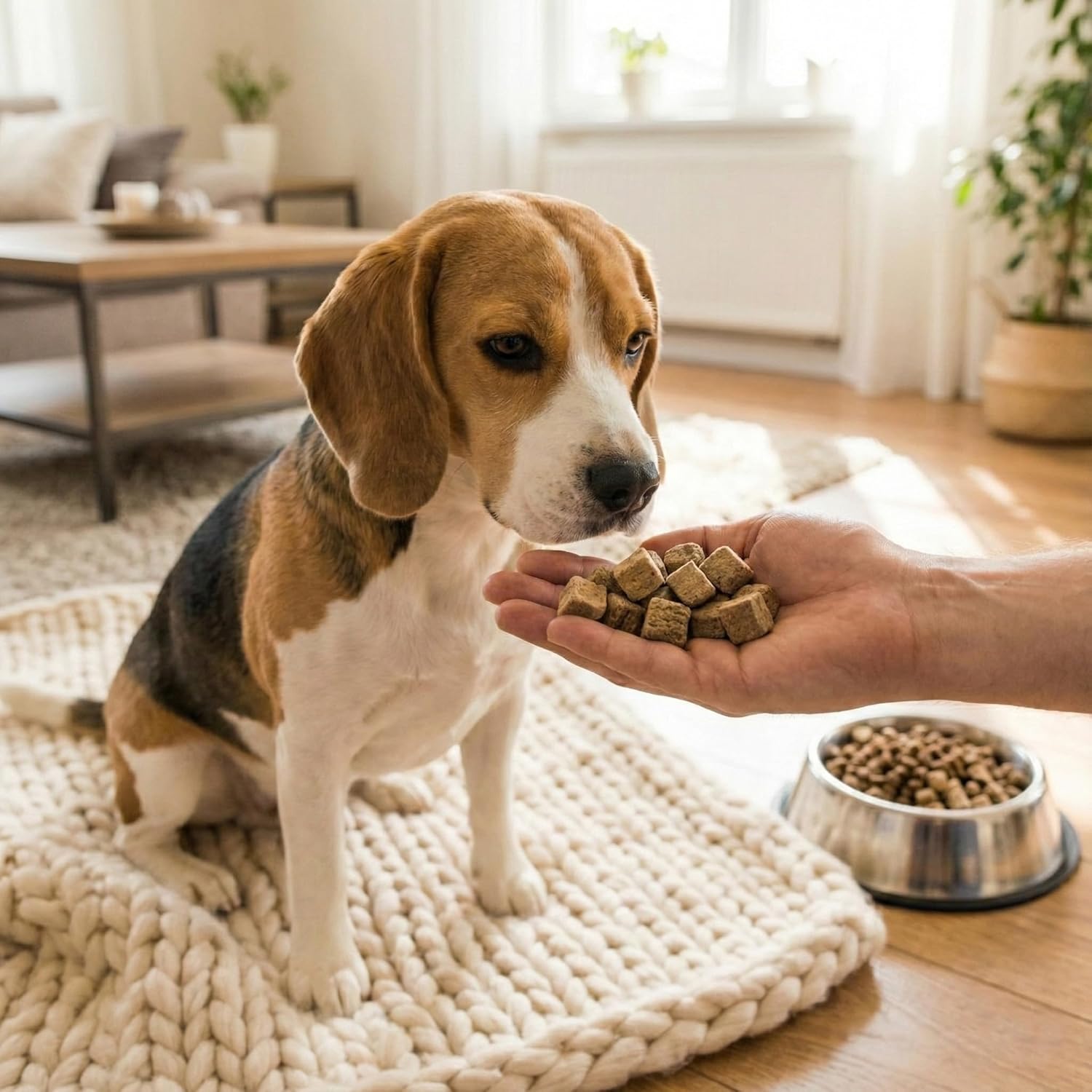 Fieldcrest Farms freeze-dried beef liver dog food topper or treat, 100% single ingredient beef liver shown in the image.