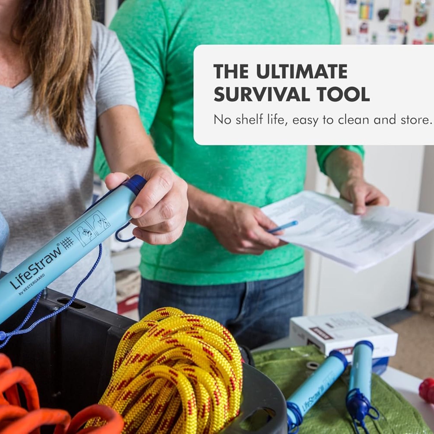 LifeStraw Personal Water Purifier for Hiking, Camping, Travel, and Emergency Preparedness