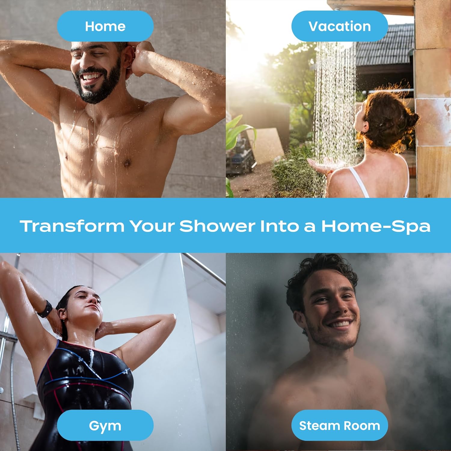Body Restore shower steamers aromatherapy pack with six relaxing bath products, ideal for Easter basket gifts.