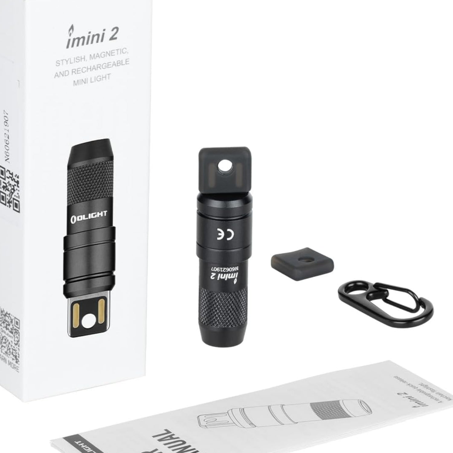 OLIGHT IMINI 2 EDC Rechargeable Keychain Flashlight, 50 Lumens