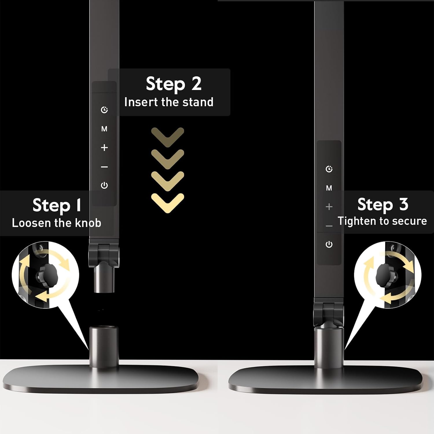 LitONES LED desk lamp for home office with soft diffused light and dimmable features, designed for professional eye care.