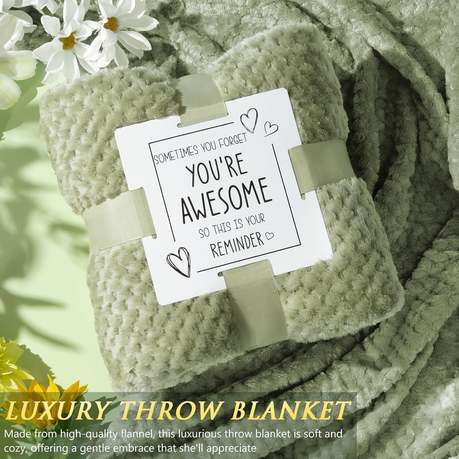 MAYICIVO self-care birthday gift basket for women with spa items, skincare products, and wellness treats in a gift box.