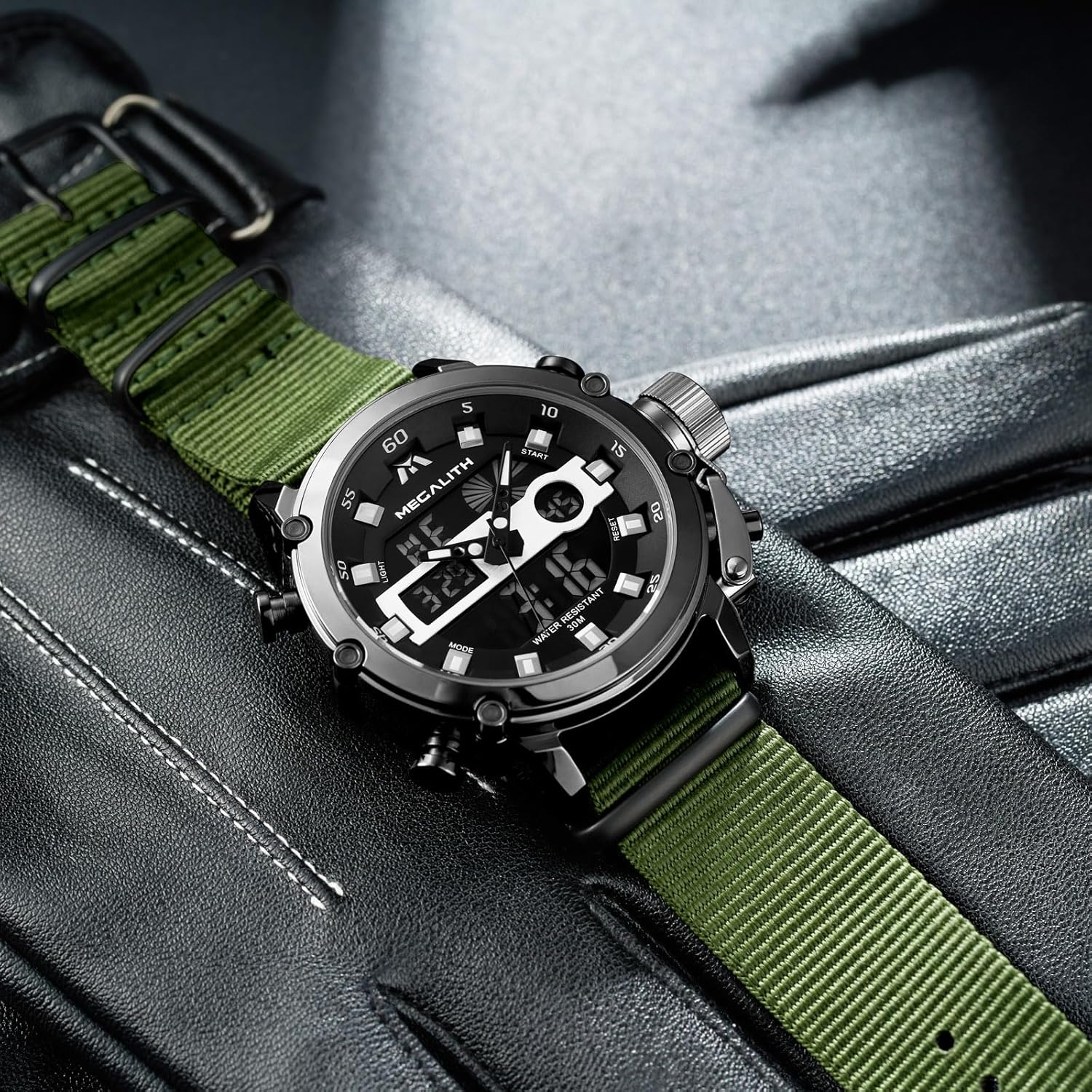 MEGALITH Mens Watches Waterproof Digital Military Sport Tactical