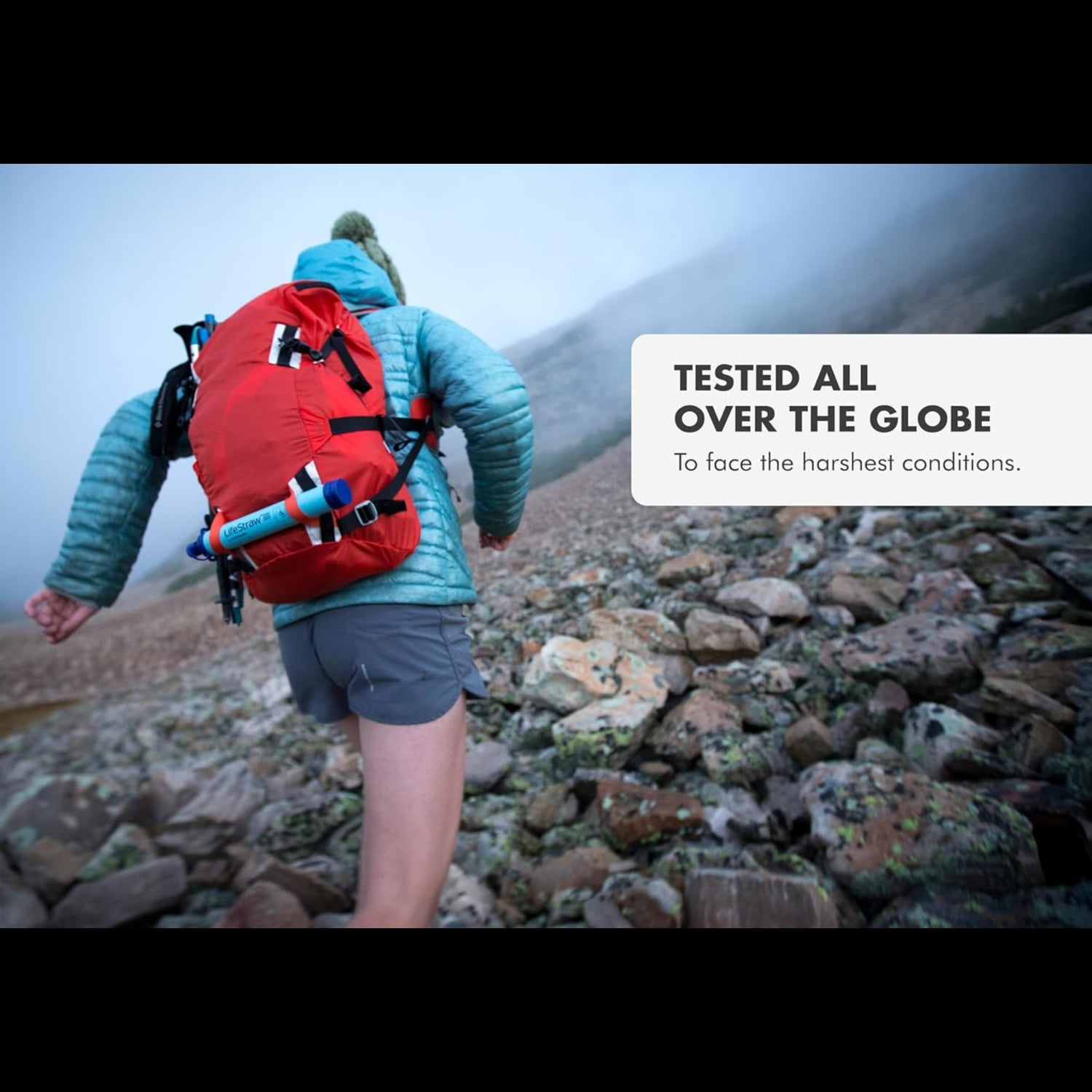 LifeStraw Personal Water Purifier for Hiking, Camping, Travel, and Emergency Preparedness