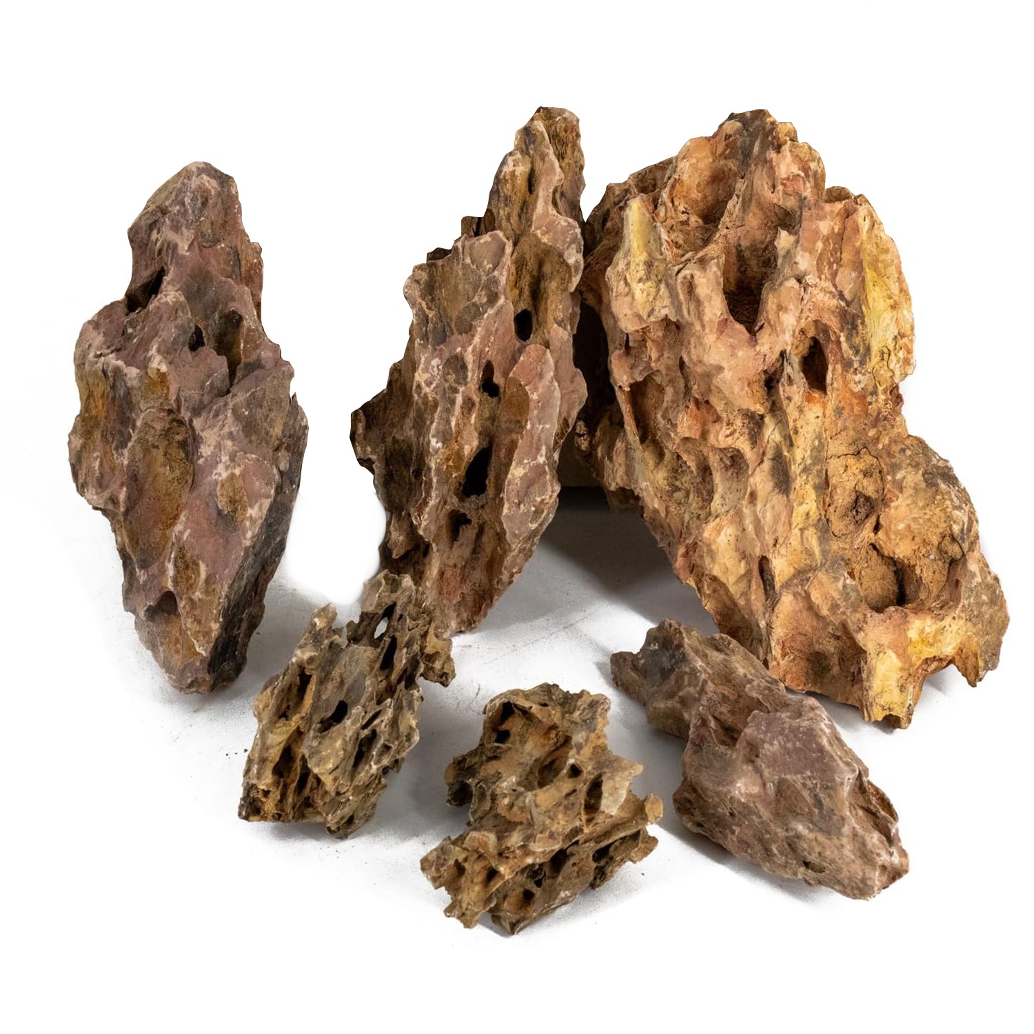 Natural Dragon Stone aquarium rock by ChaoLeHo, showcasing textured hardscape for fish tanks and freshwater aquariums.