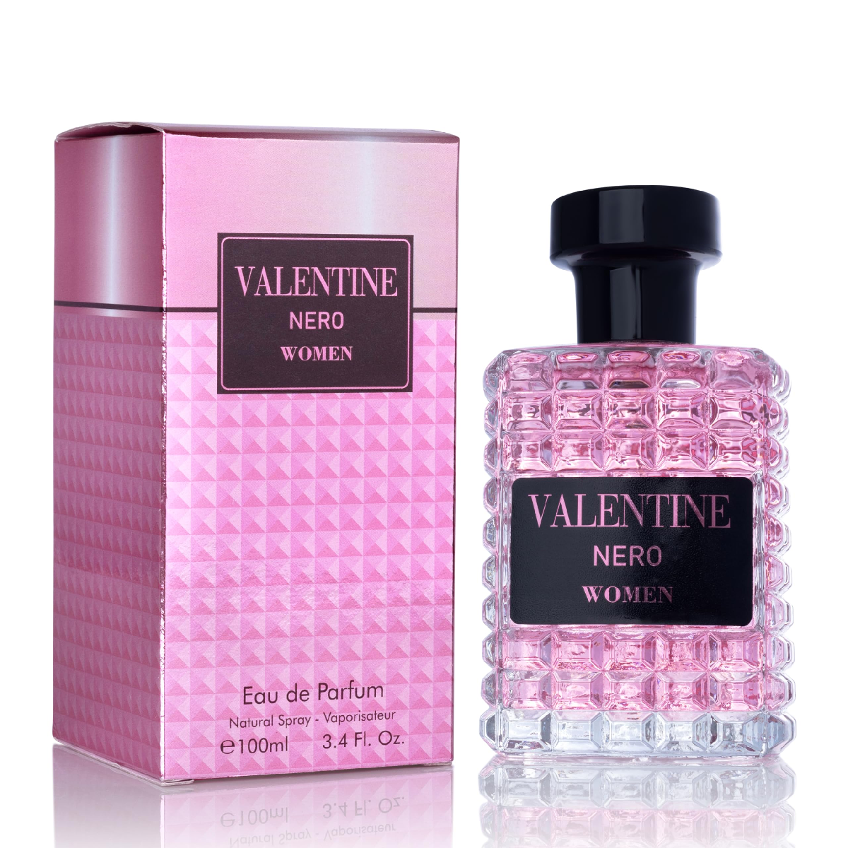 URBAN COLLECTION Valentine amber floral women's perfume bottle with jasmine and bourbon notes