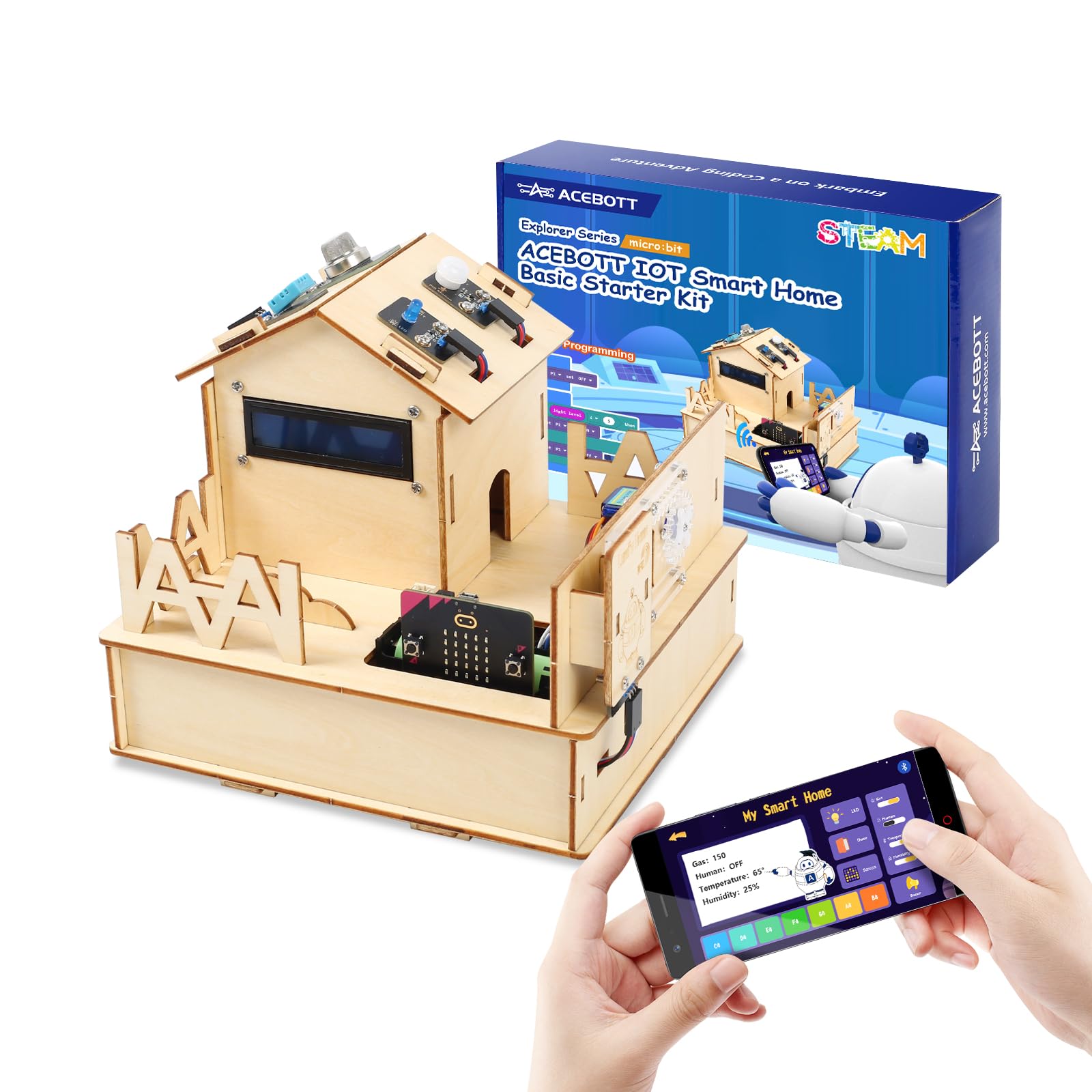STEM Kits for Kids Age 12 ACEBOTT Smart Home Basic Starter